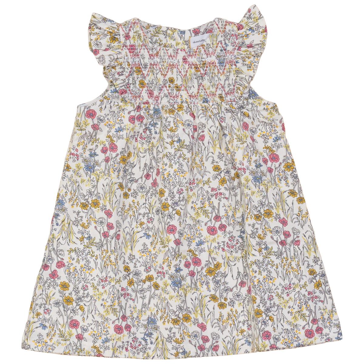 Floral Woven Jumper in Pink by Charlotte & George
