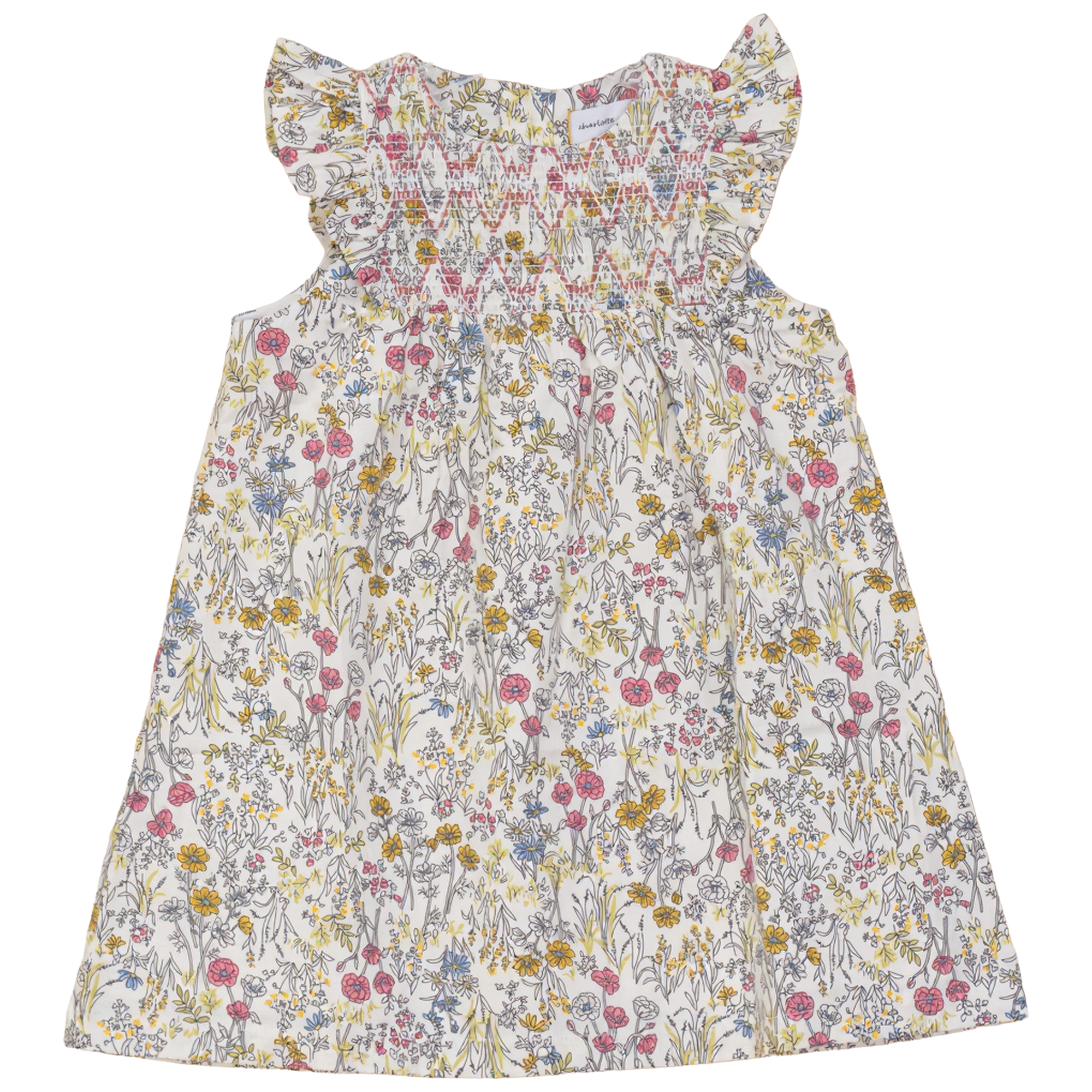 Floral Woven Jumper in Pink by Charlotte & George