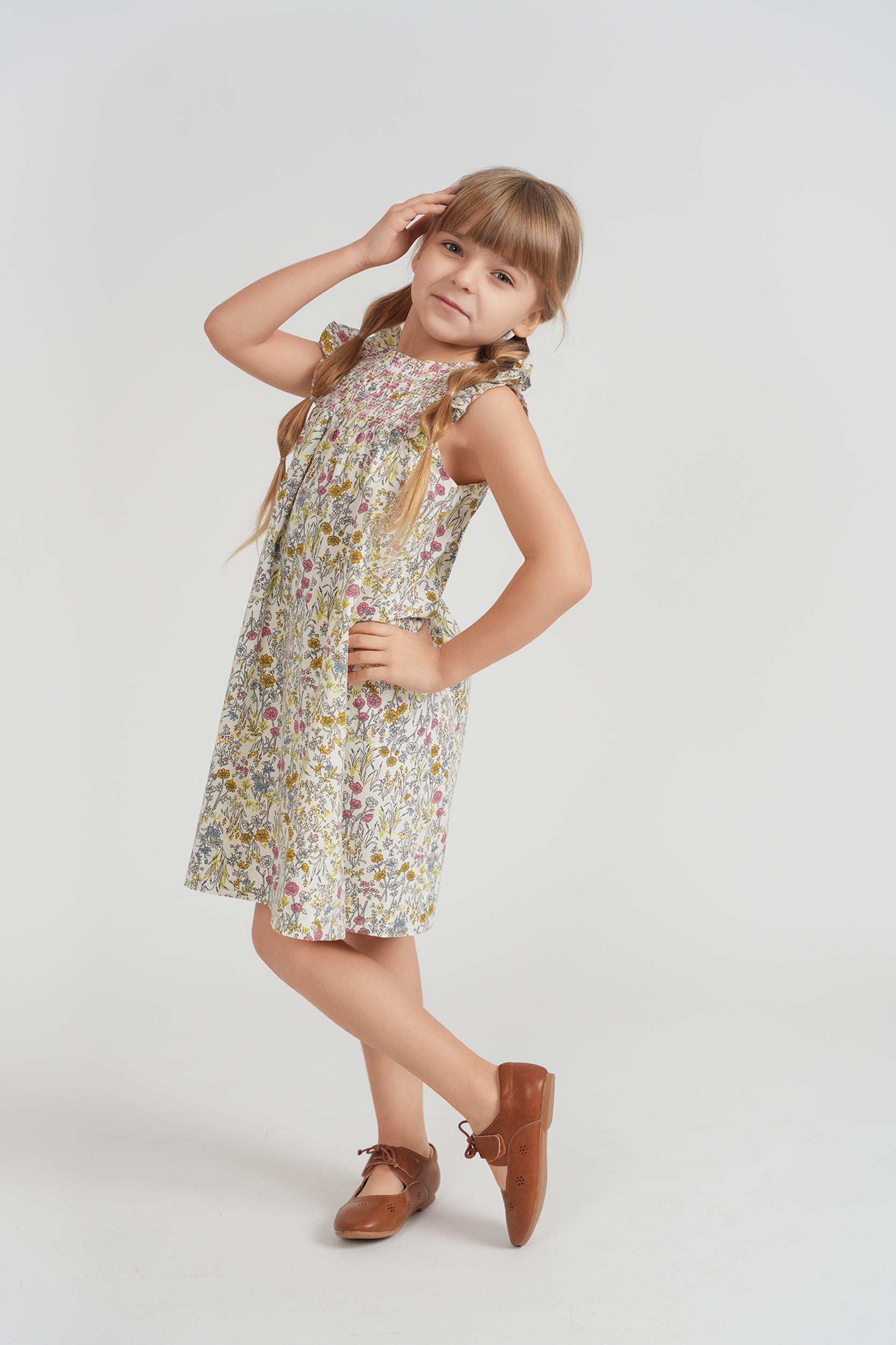 Floral Woven Jumper in by Charlotte & George