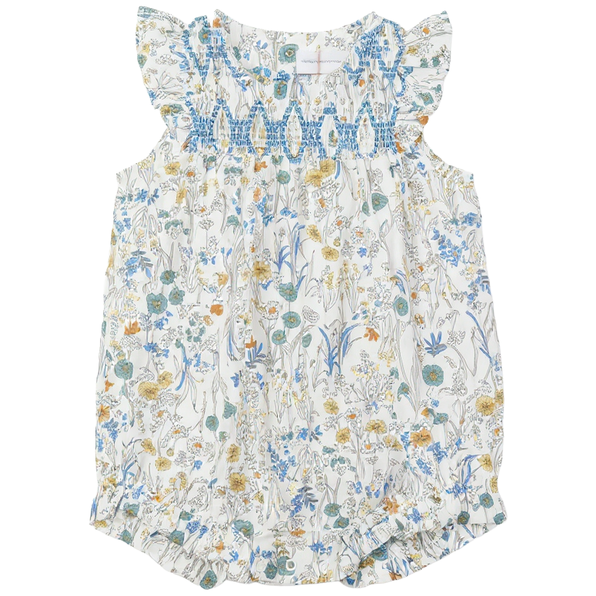 Floral Woven Bubble in Blue by Charlotte & George