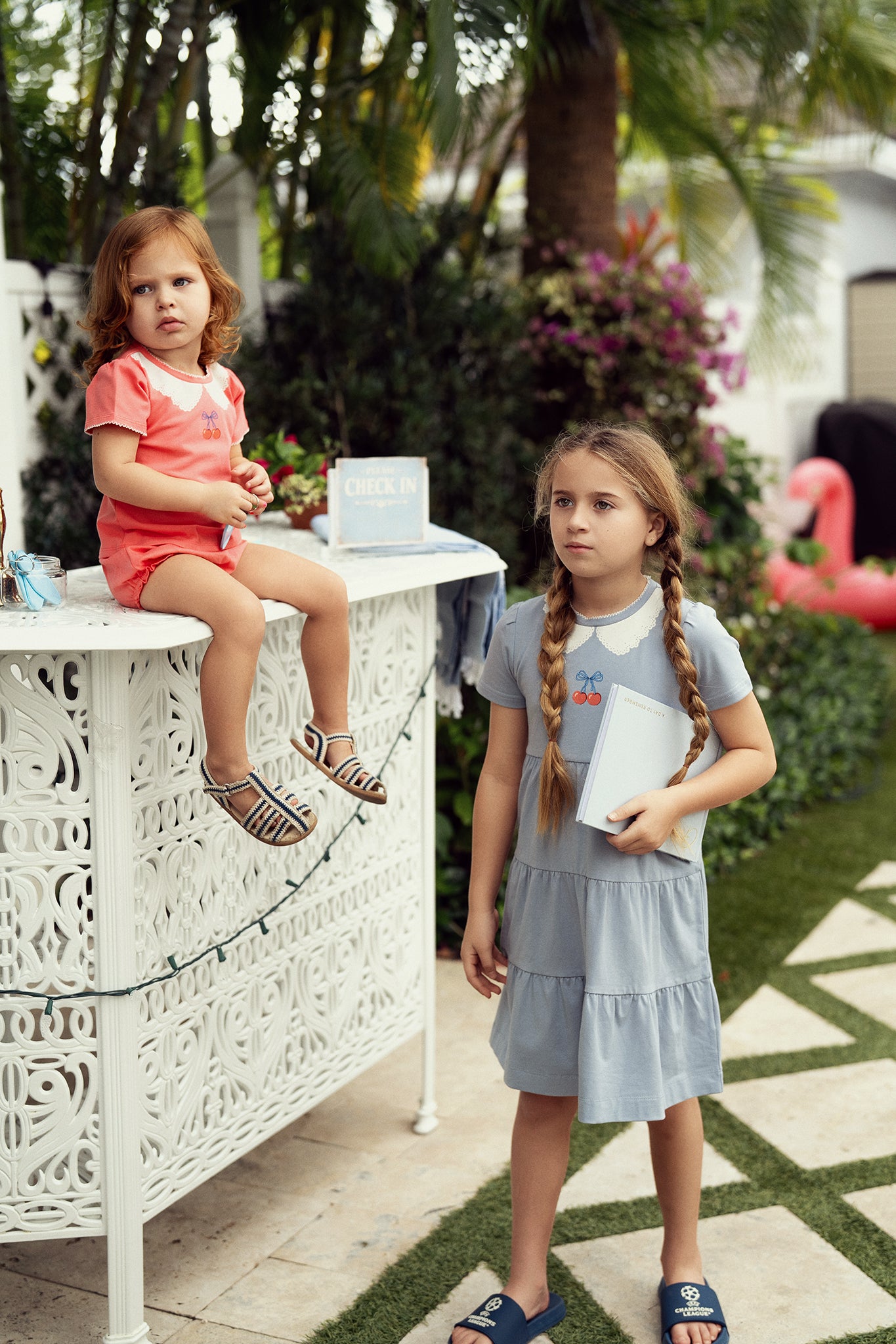 Cherry Print Tiered Dress