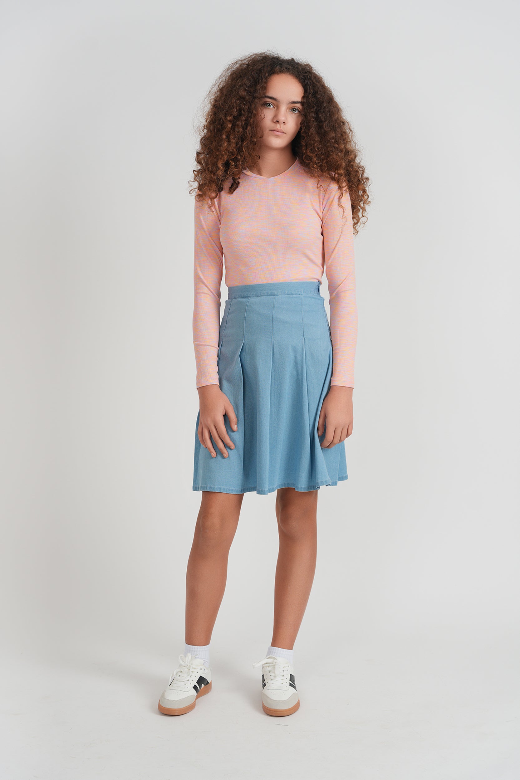 Multi Long Sleeves Top in by FYI