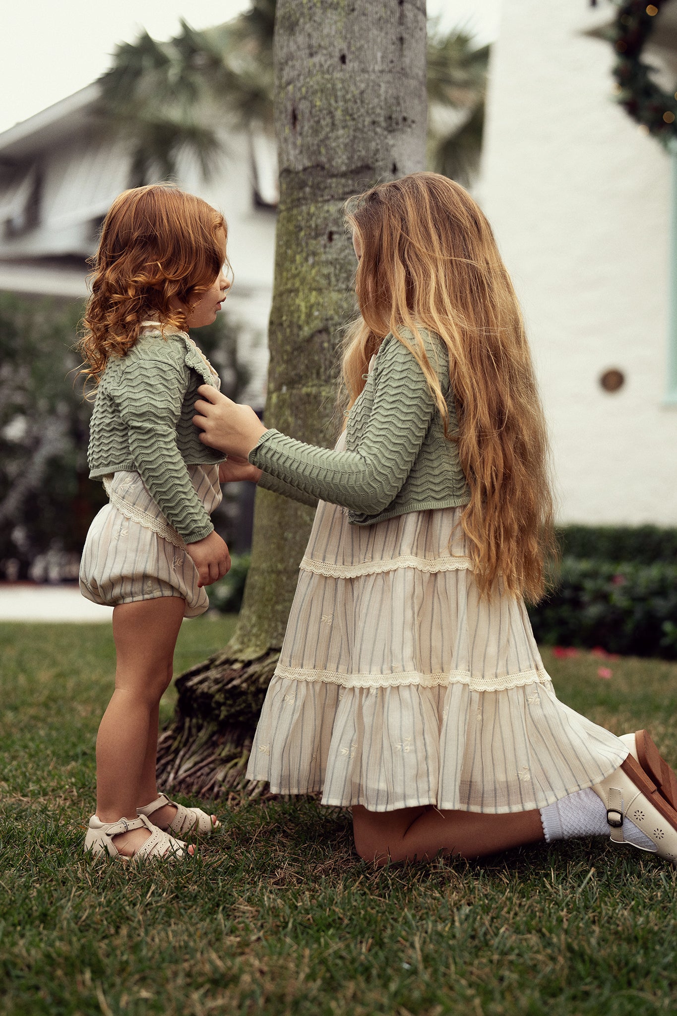 Woven Two Piece With Lace in by Clô