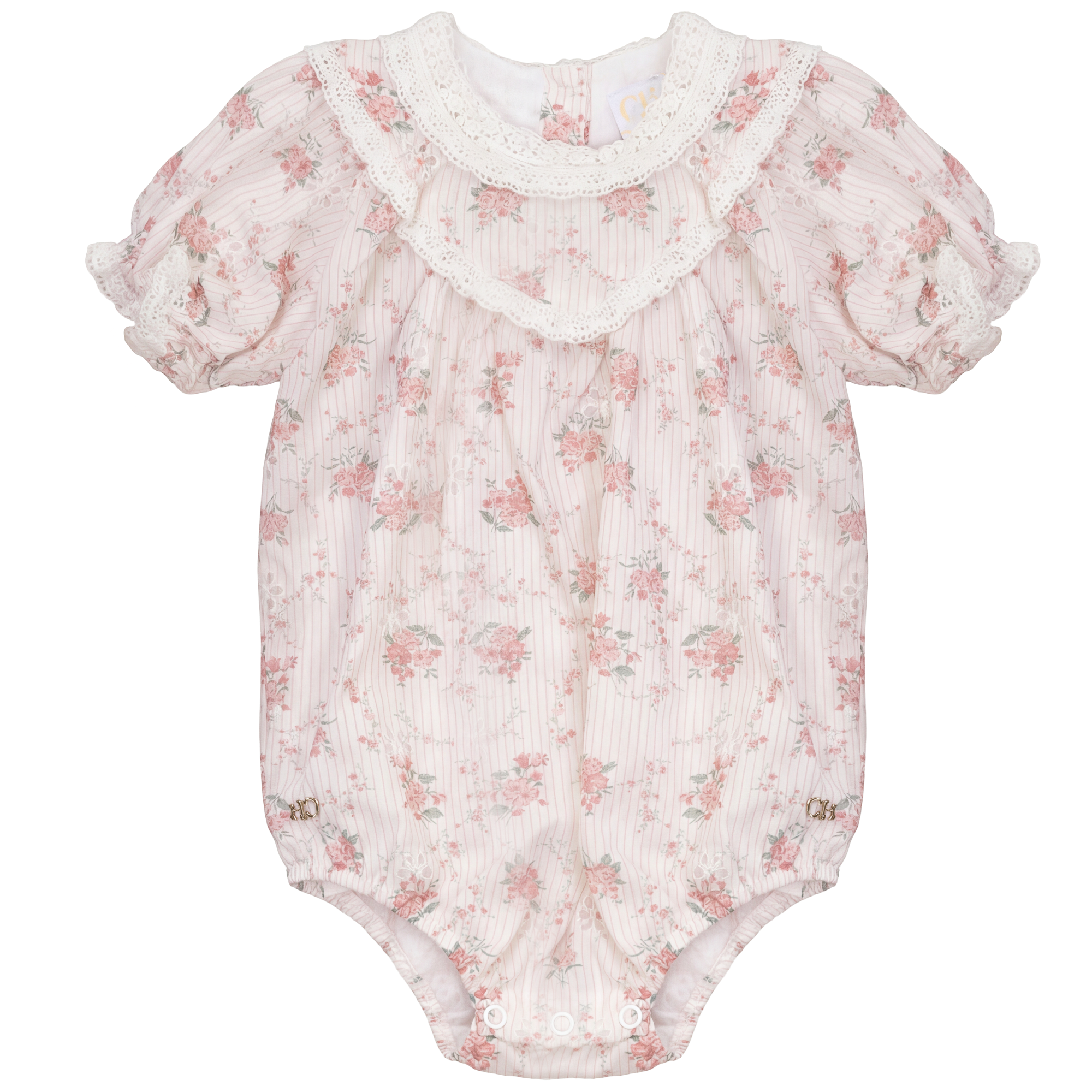 Onesie With Lace in Pink by Clô