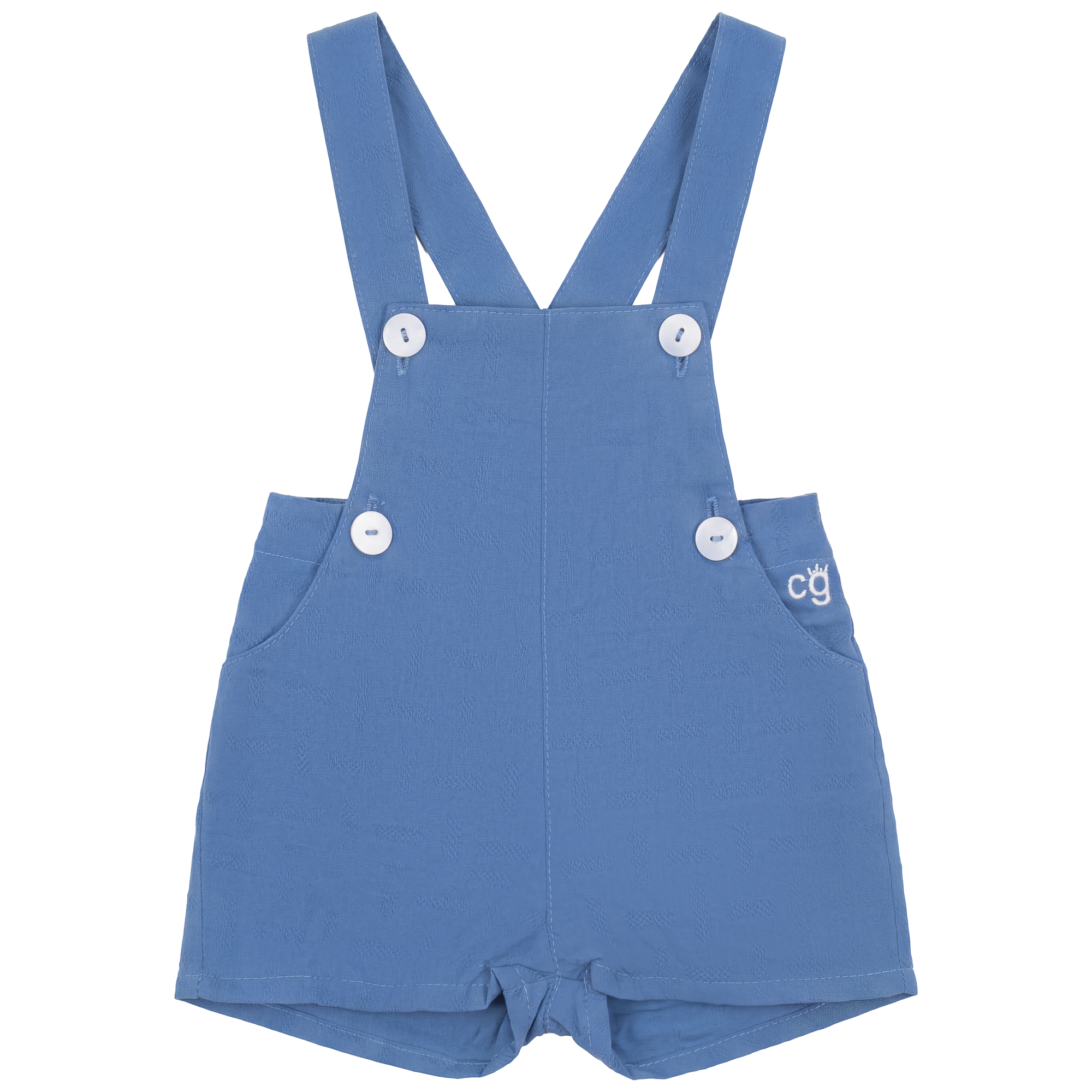 Contrast Trim Overall in River by Charlotte & George