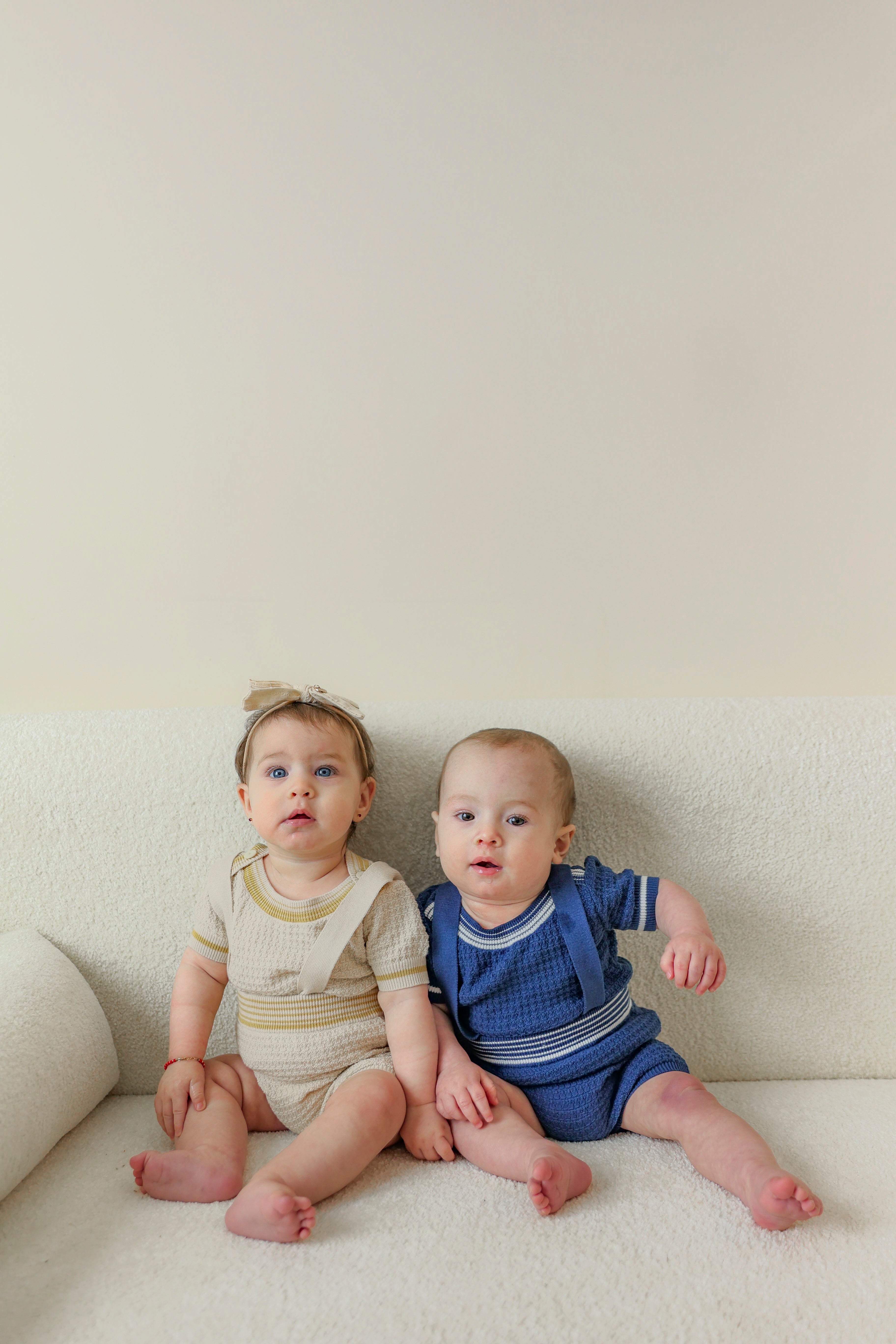 Structure Knit Overall Set in by Charlotte & George