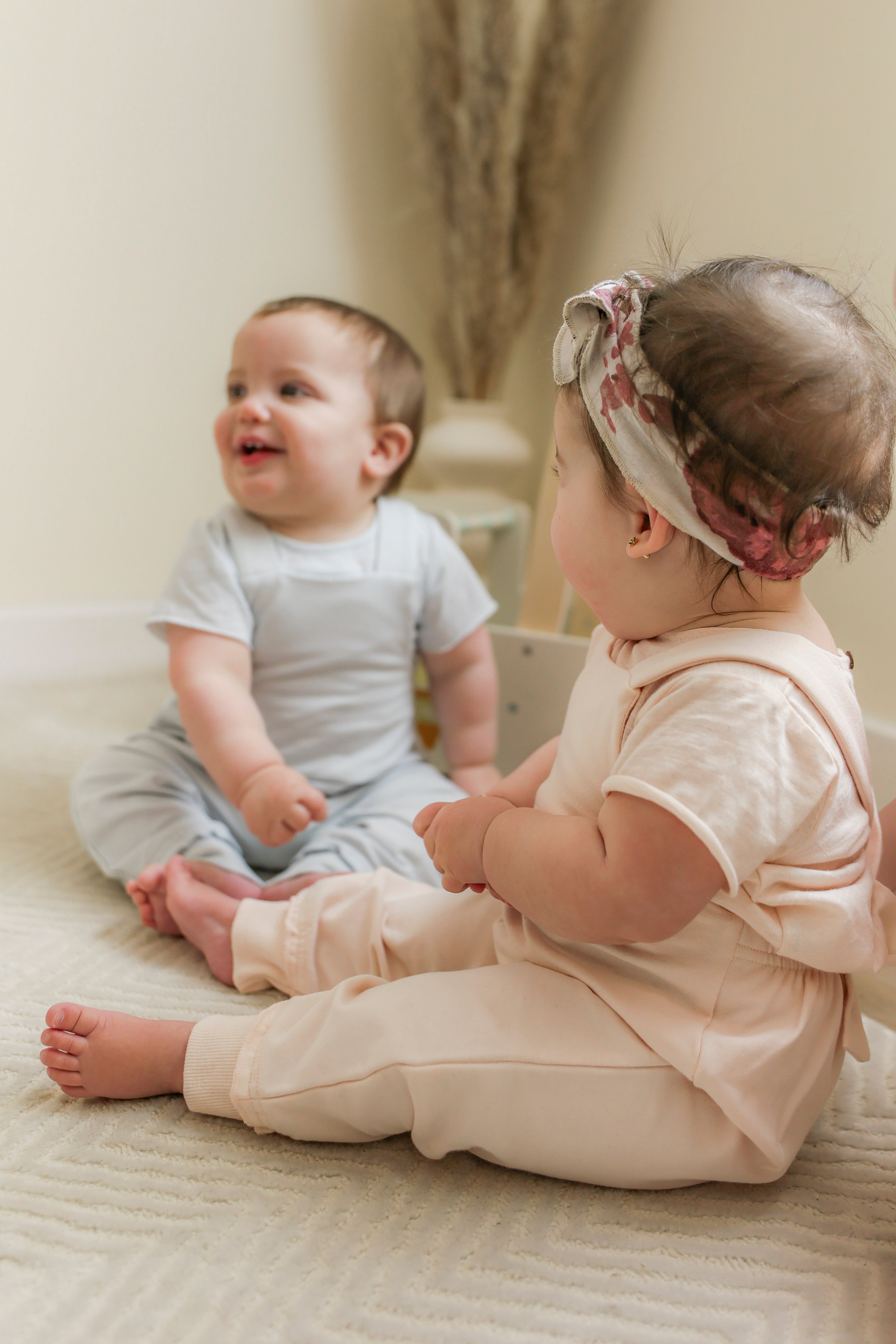 Tee and Cross Back Overall Set in by Little Fragile