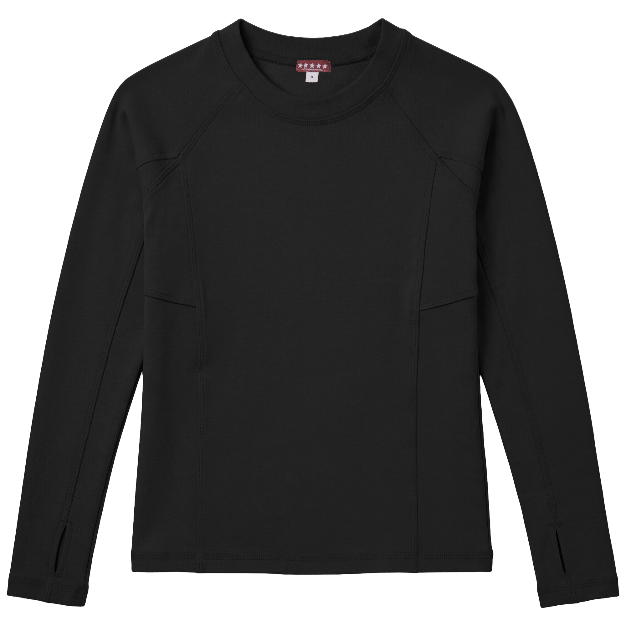 Top With Cuts in Black by 5 Stars