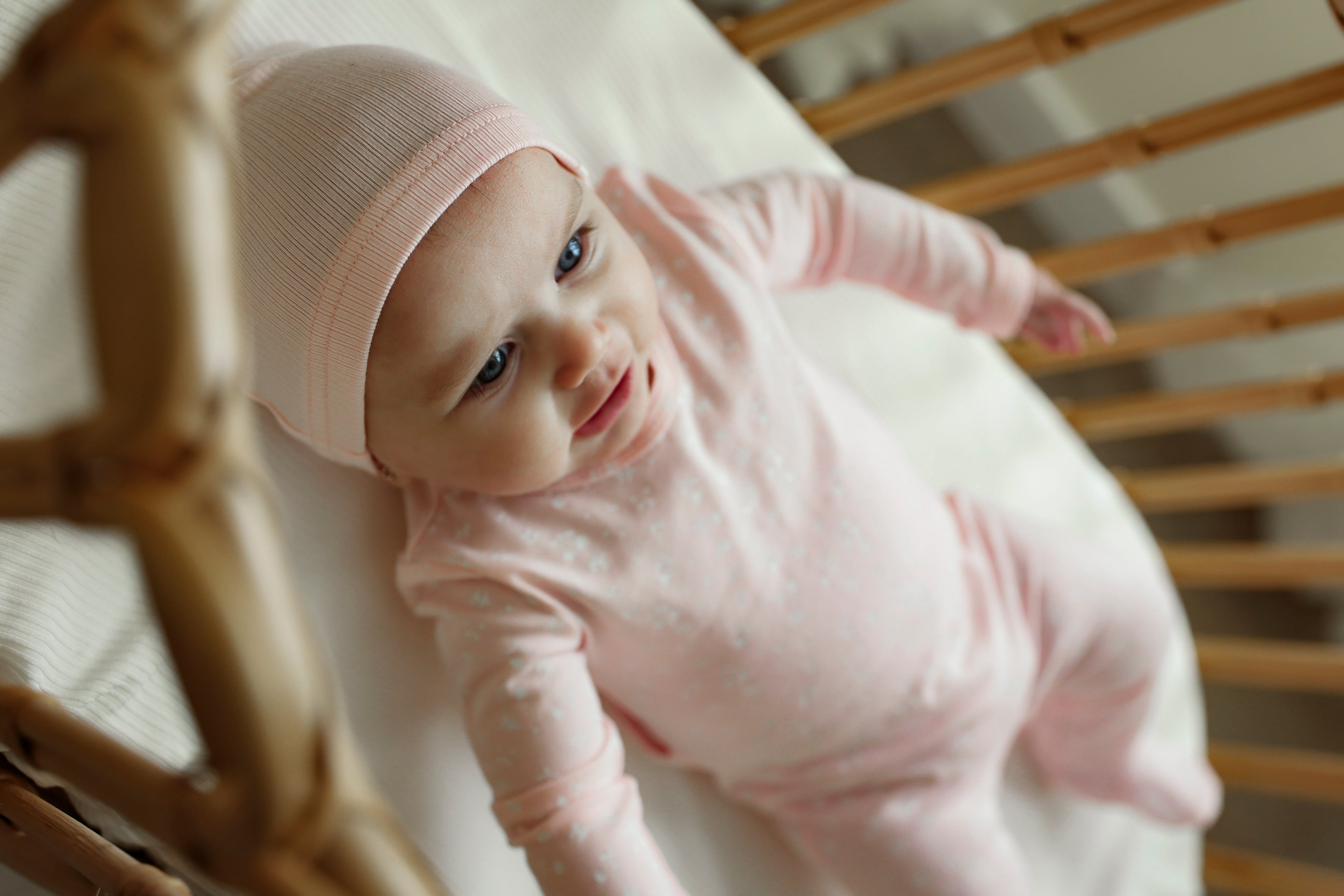 Cherry Leaf Printed Onesie in by Little Fragile