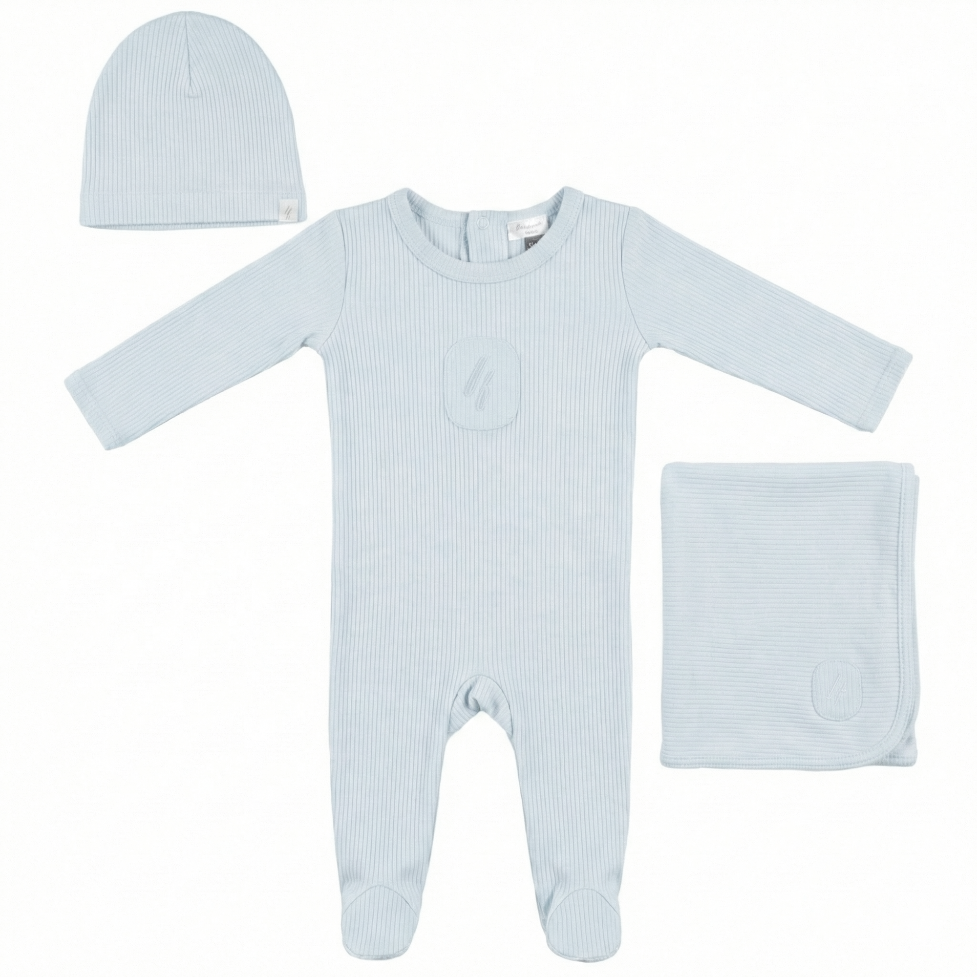 Baby Gift Set in Cool Sky by Little Fragile