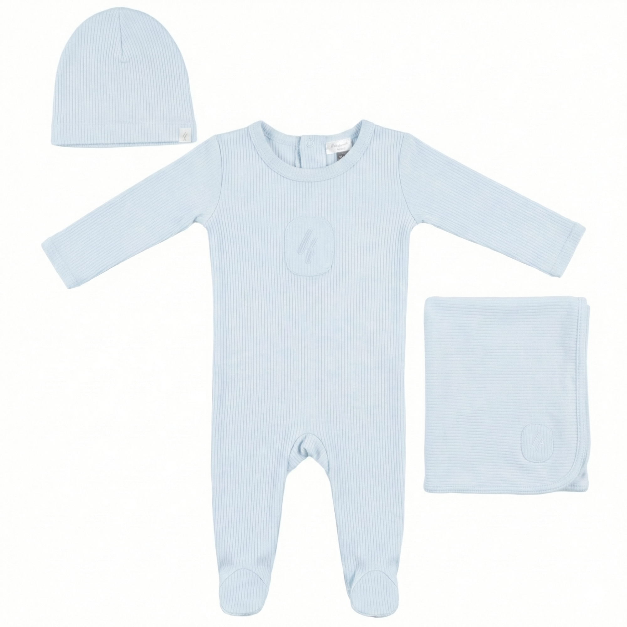 Baby Gift Set in Misty Blue by Little Fragile