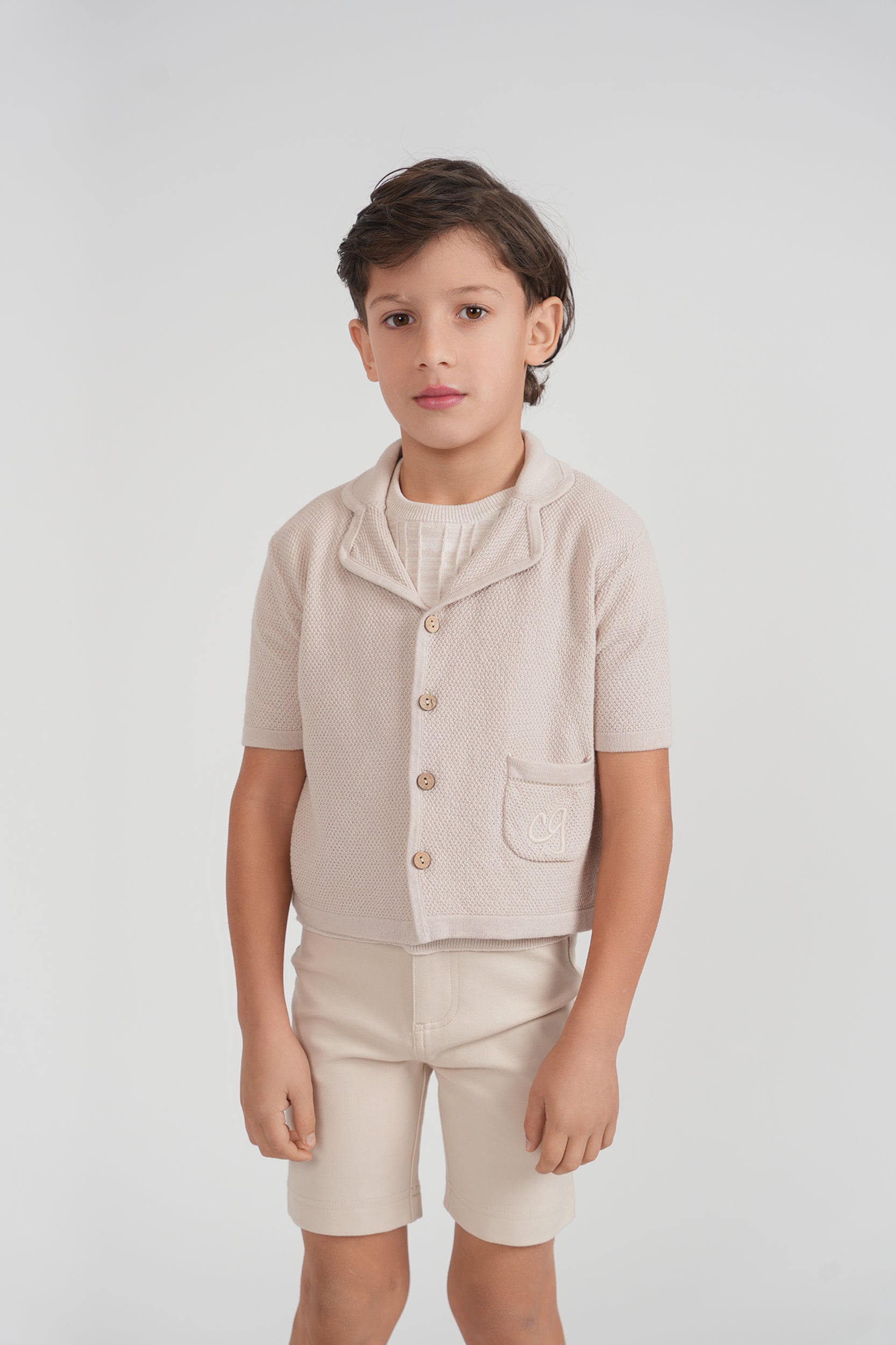 Boys Jacket In Knit in by Charlotte & George