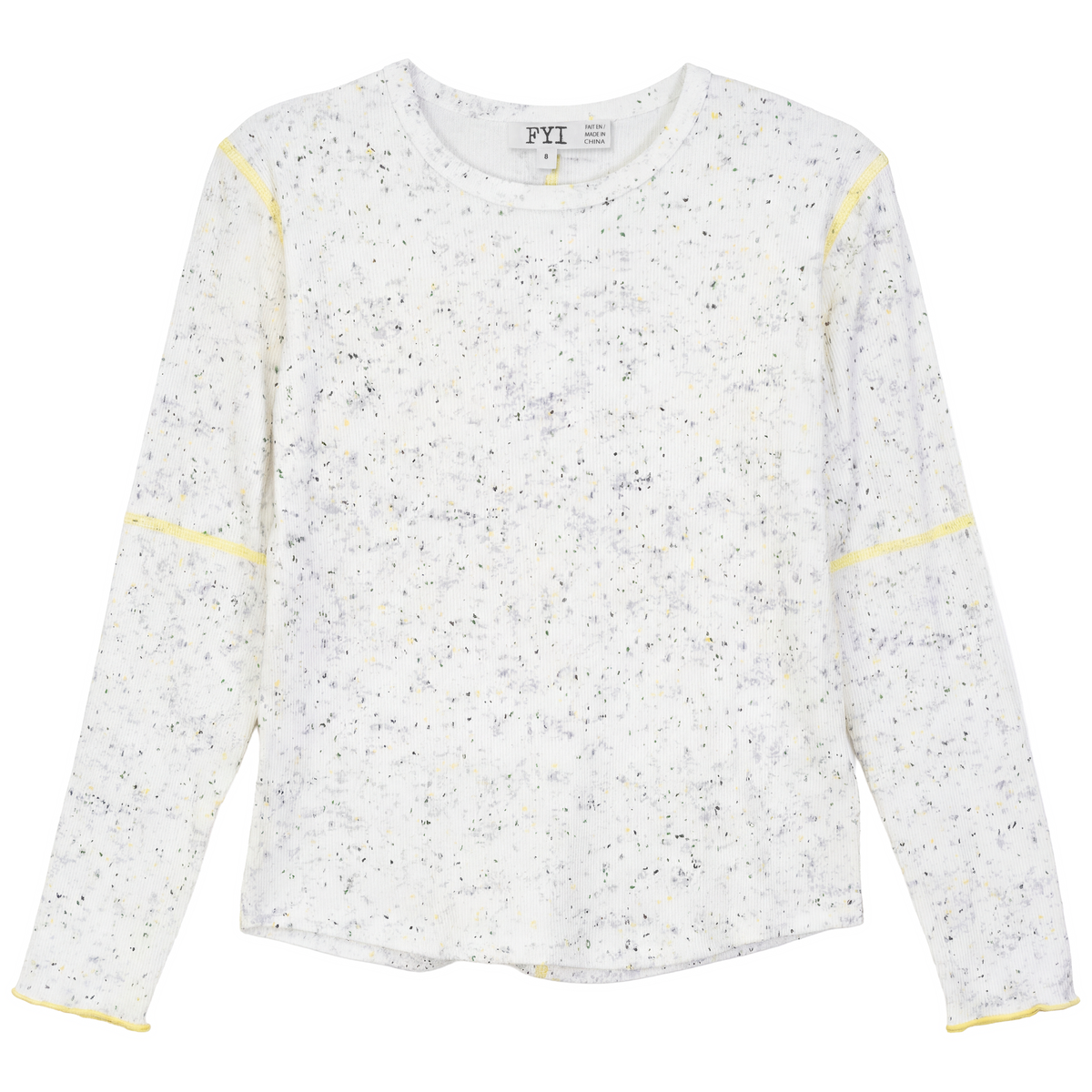 Splash Print Top in Butter by FYI