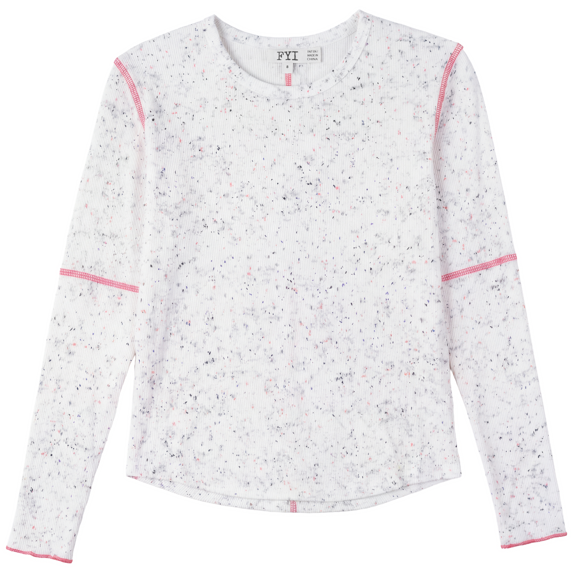 Splash Print Top in Pink by FYI