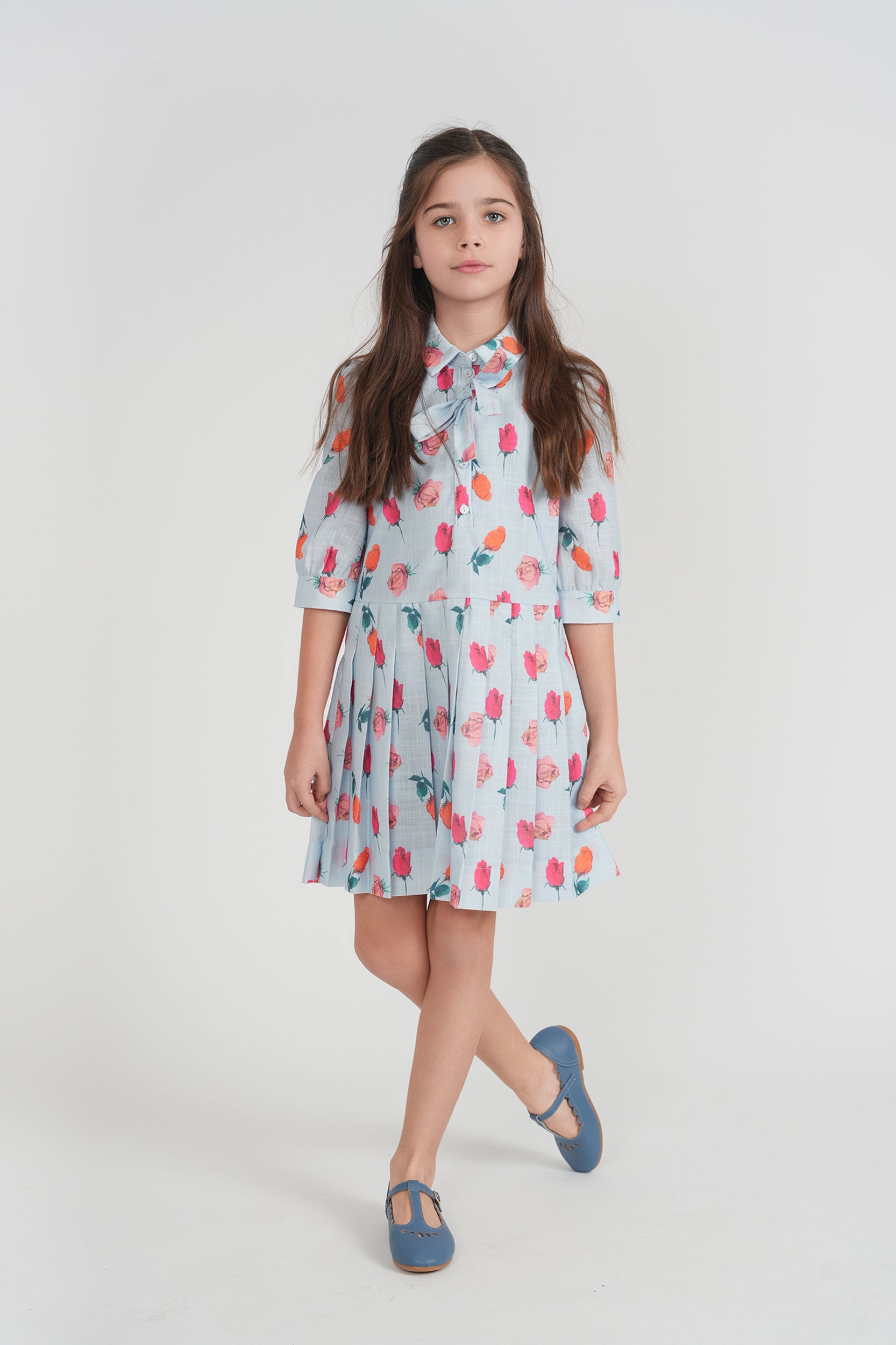 Loose Dress With Pleats in by Joie De Vivre