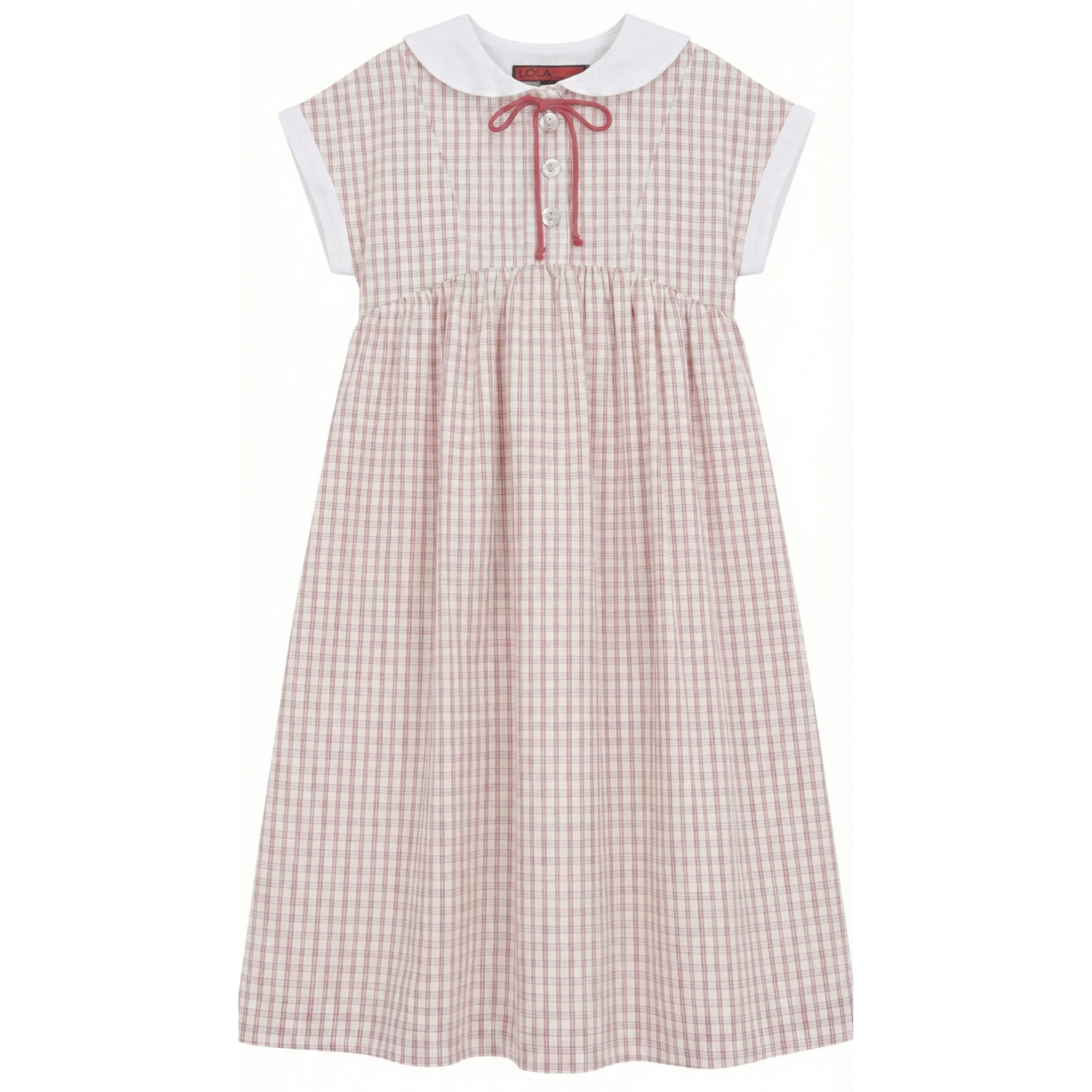 Maxi Dress With Sailor Collar in Pink by Lola