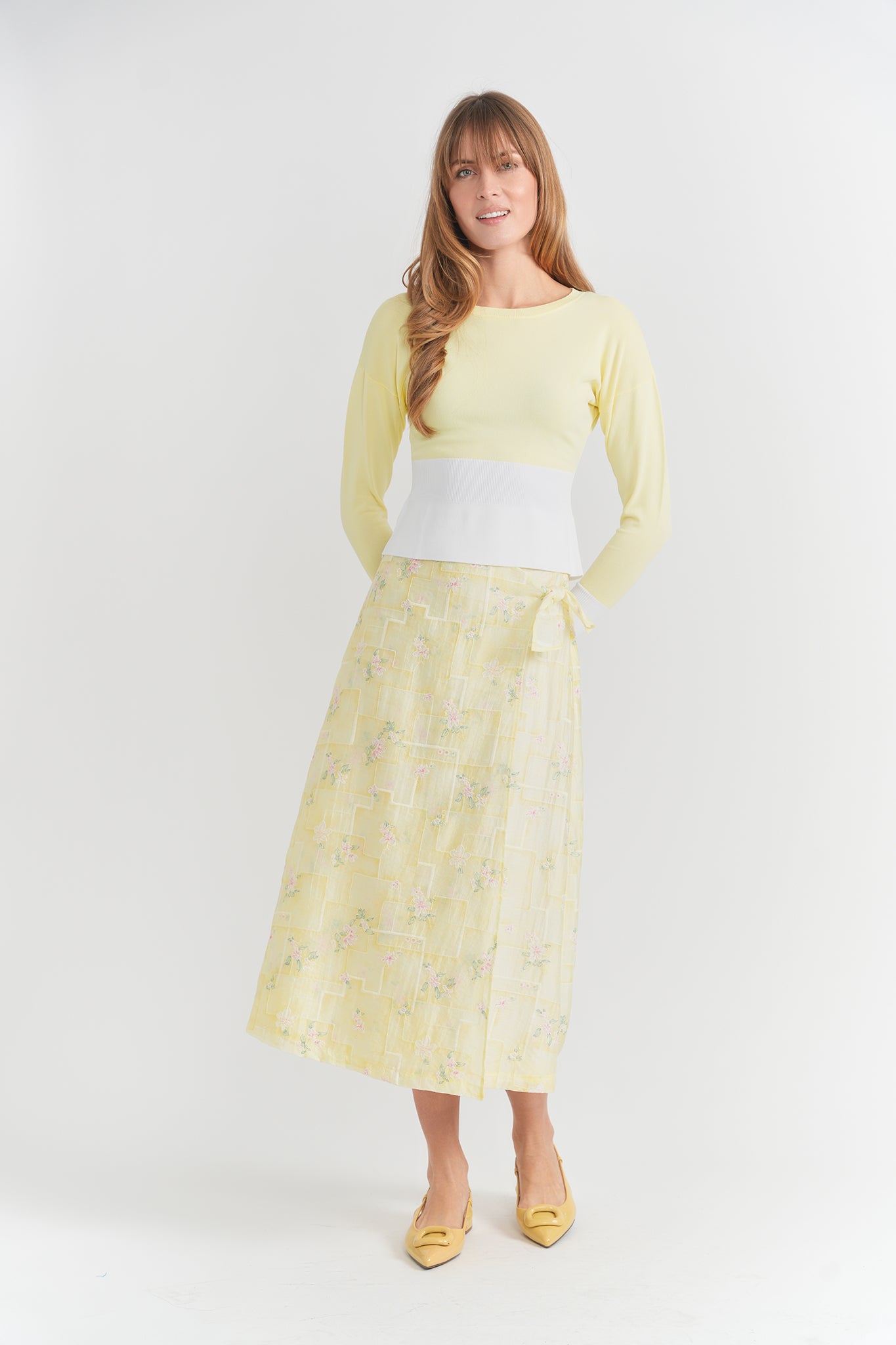 2 Tone Knit Top in by Aspect