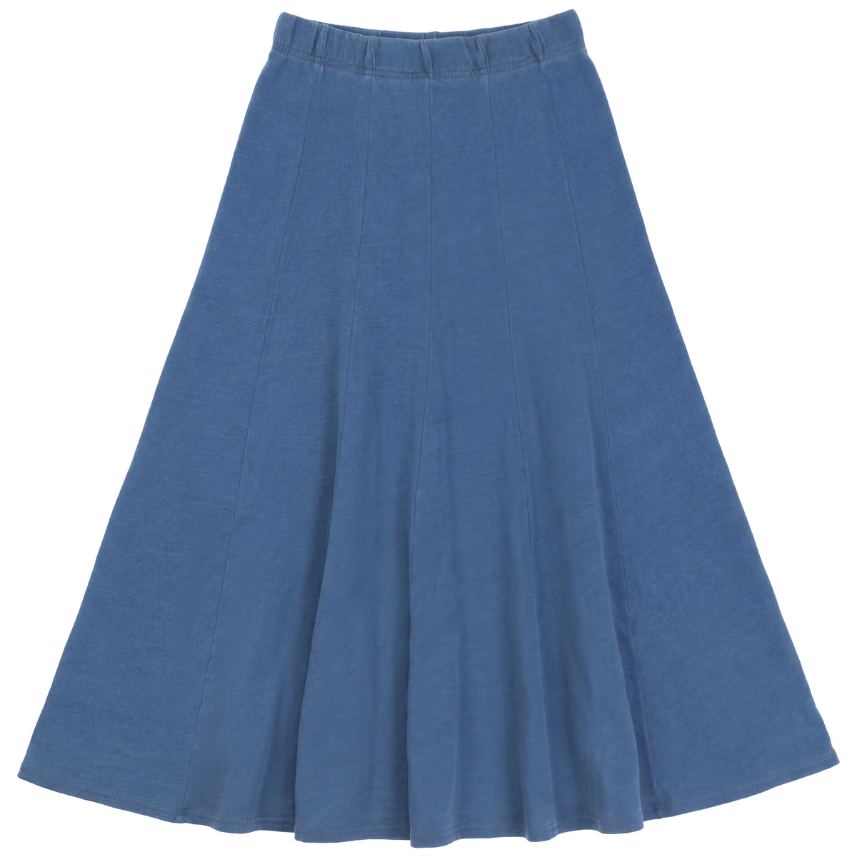 Midi Denim Terry Skirt in Denim by FYI