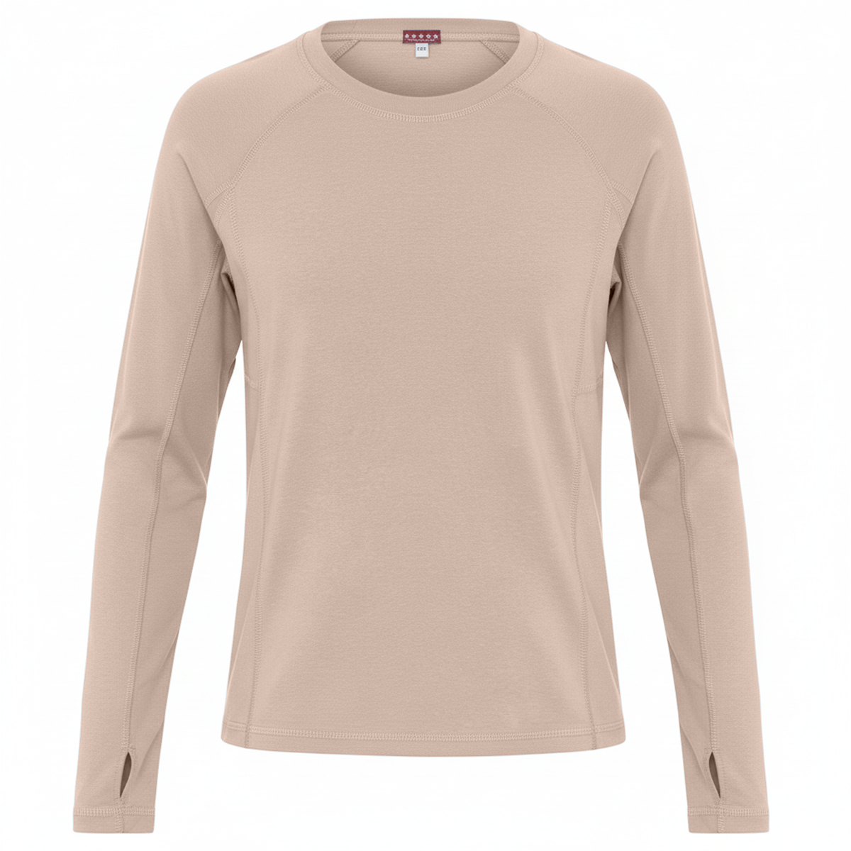 Cotton Cut Top in Light Beige by 5 Stars