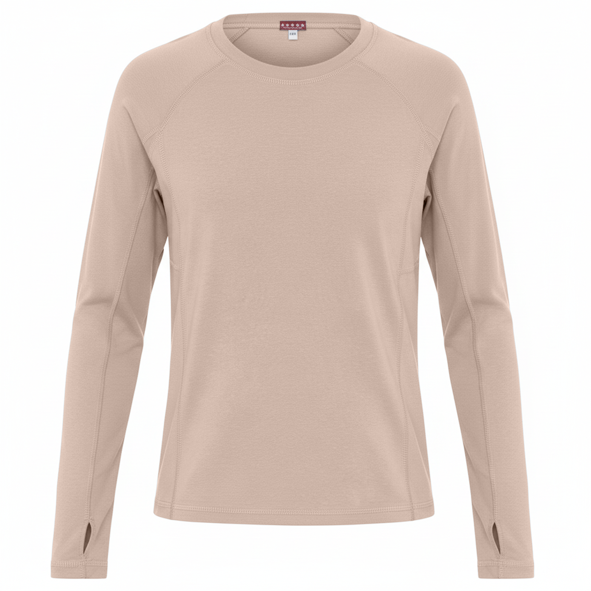 Cotton Cut Top in Light Beige by 5 Stars