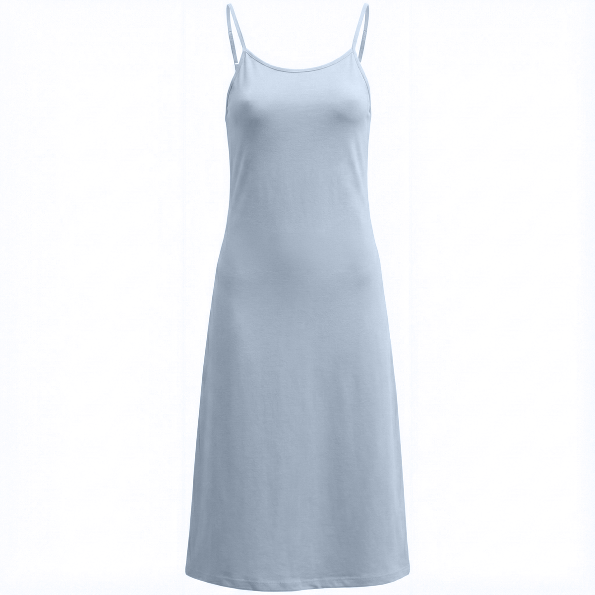 A-Line Woven Slip Jumper in Blue by Aspect