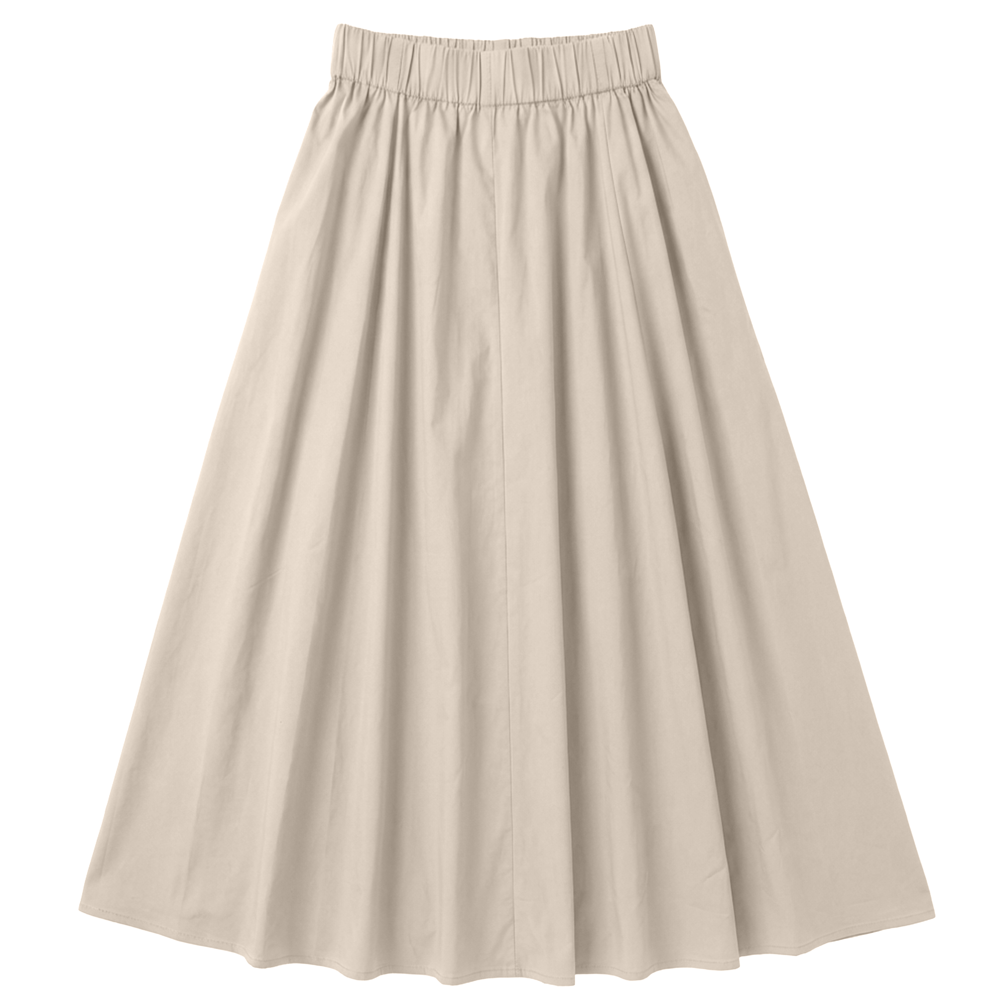 Midi Paneeled Flare Skirt in Sand by Aspect