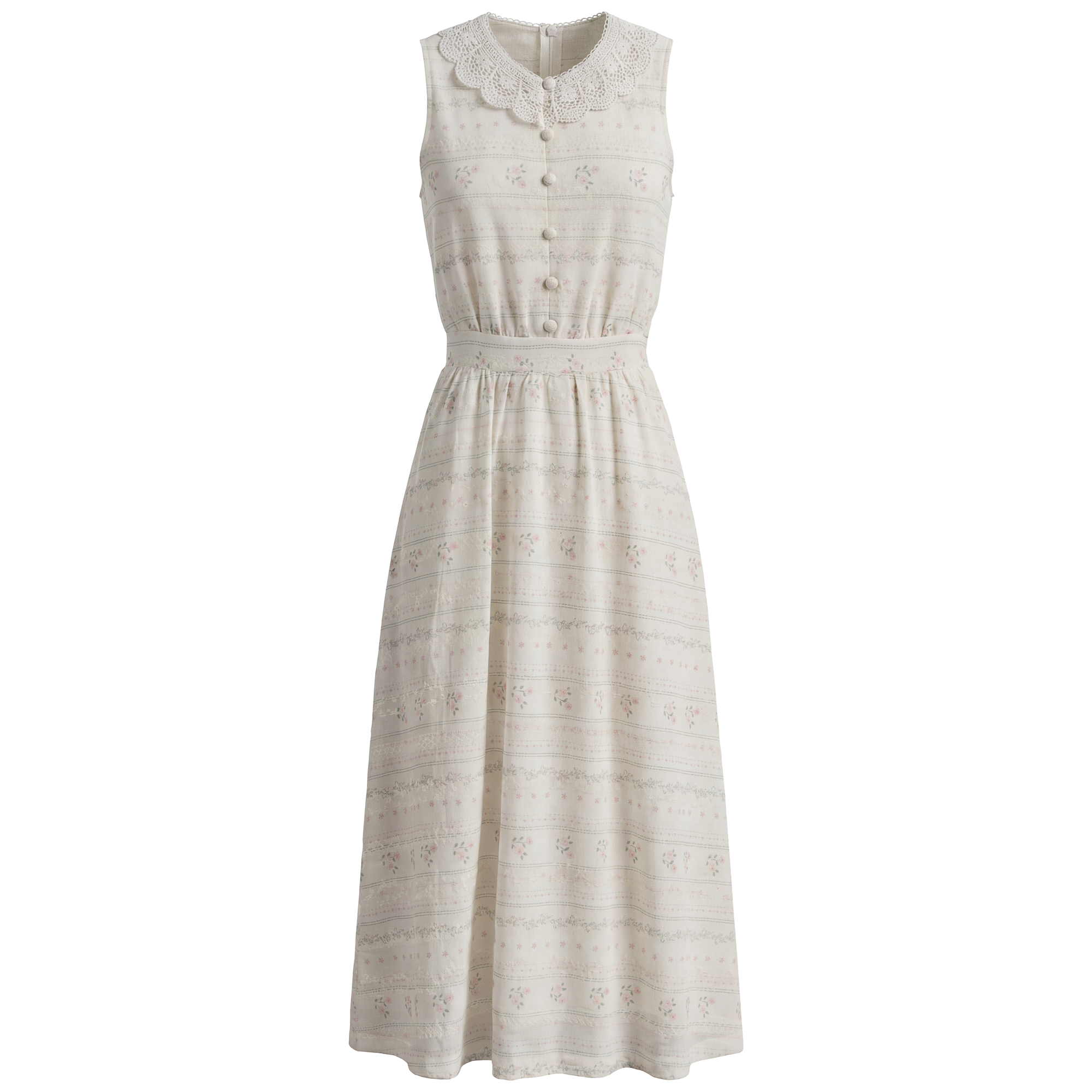 Woven Lace Jumper in Pink by Aspect