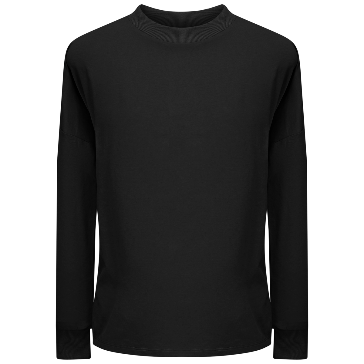 Cotton Sweatshirt in Black by Aspect