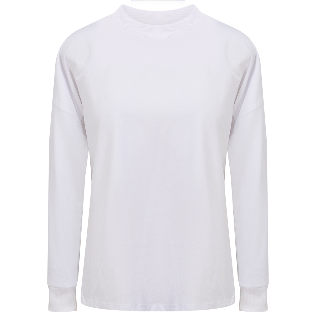 Cotton Sweatshirt in White by Aspect