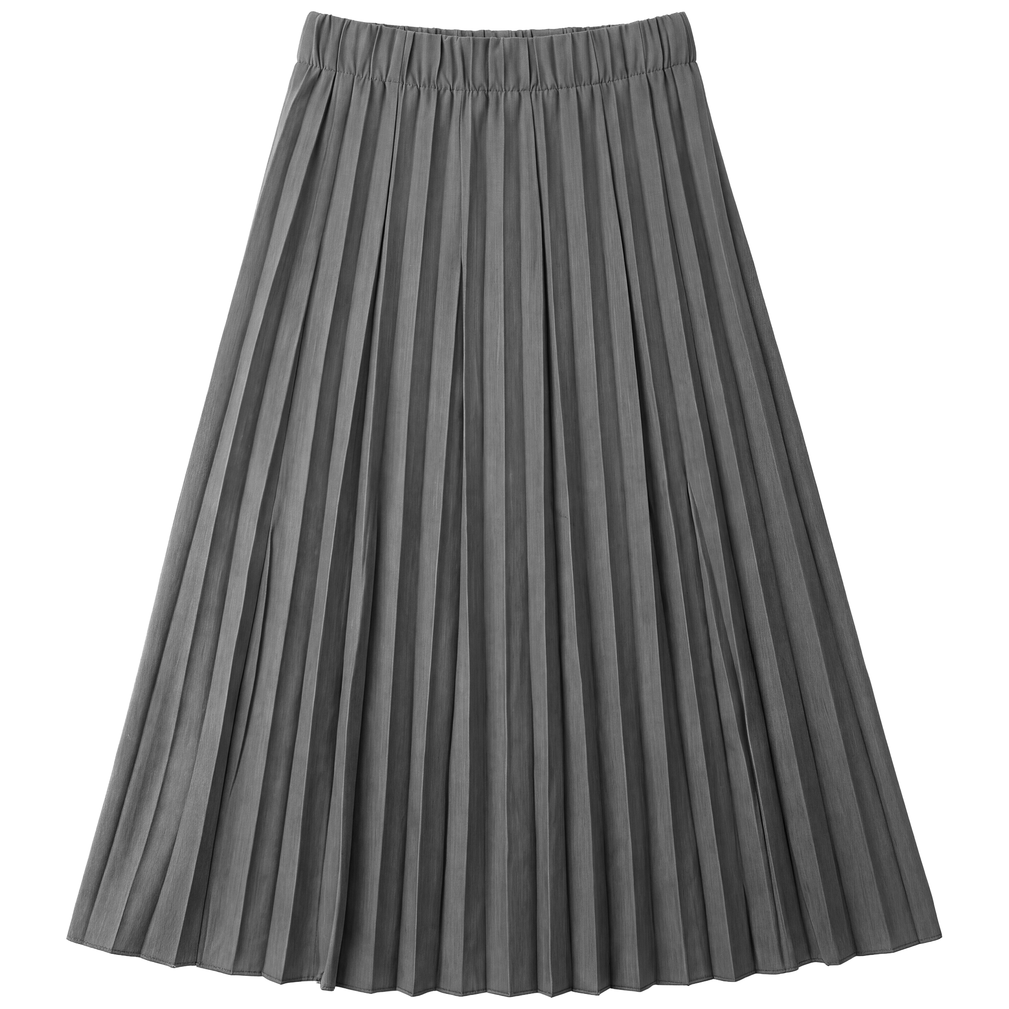 Crinkle Pleated Skirt in Black by Aspect