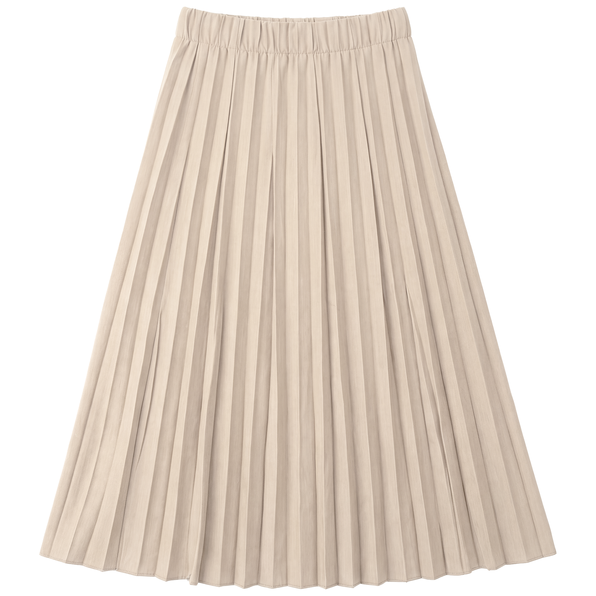 Crinkle Pleated Skirt in Linen by Aspect