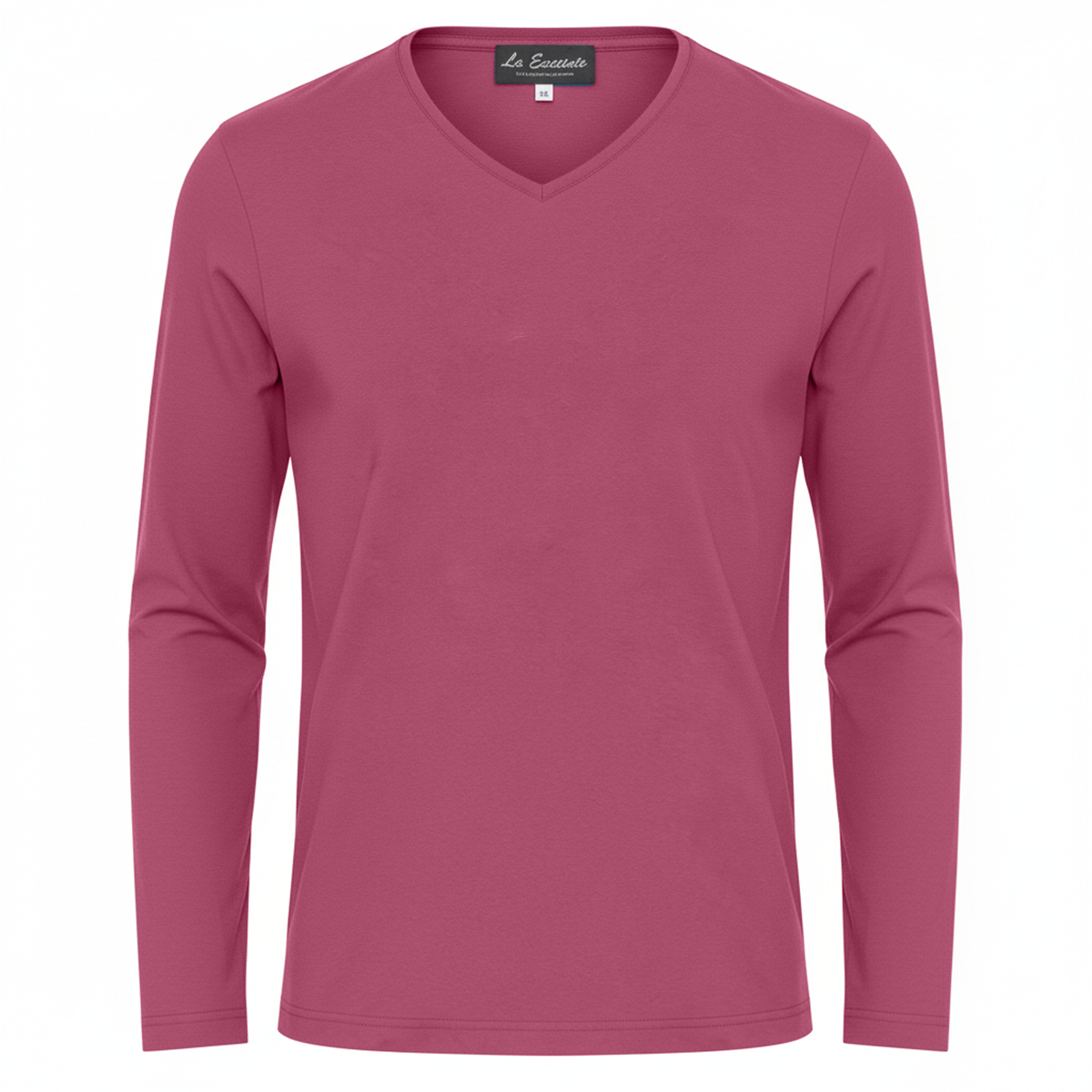 Ladies Maternity V Neck Bungee Tee in Berry by La Enceinte
