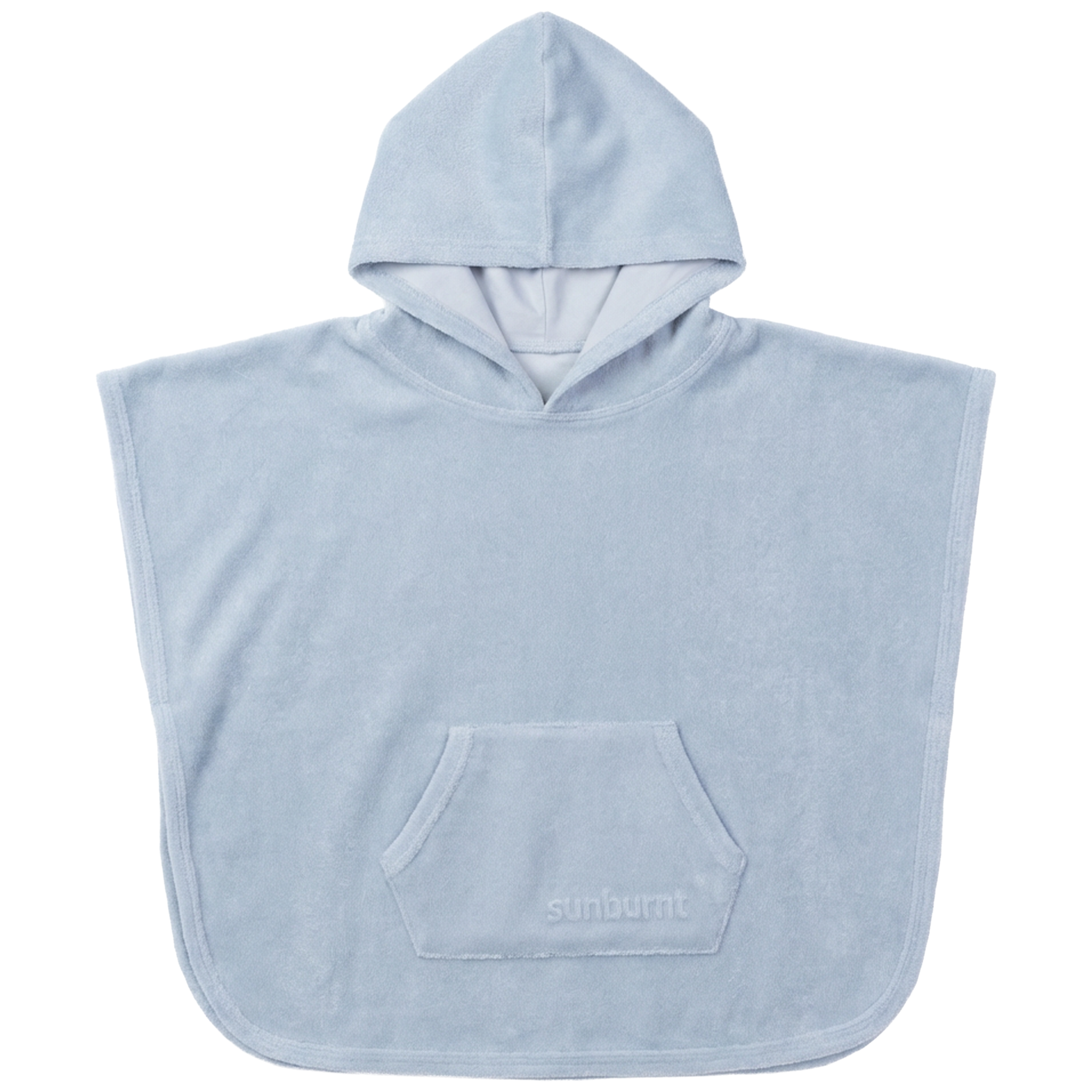 Terry Hooded Towel in Blue by Sunburnt