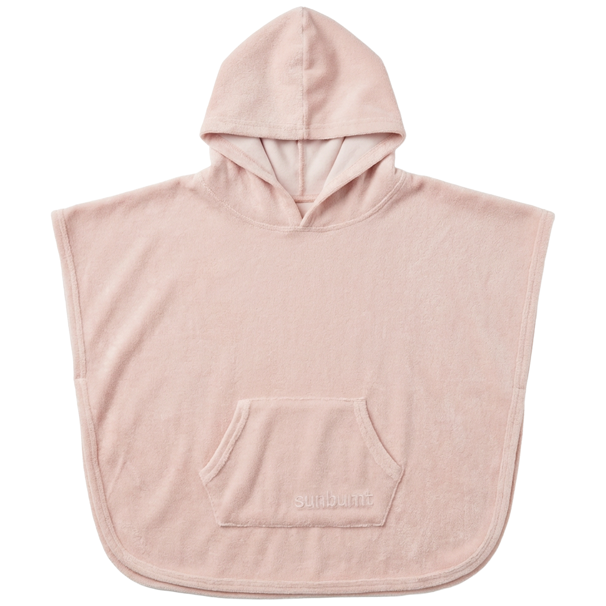 Terry Hooded Towel in Pink by Sunburnt