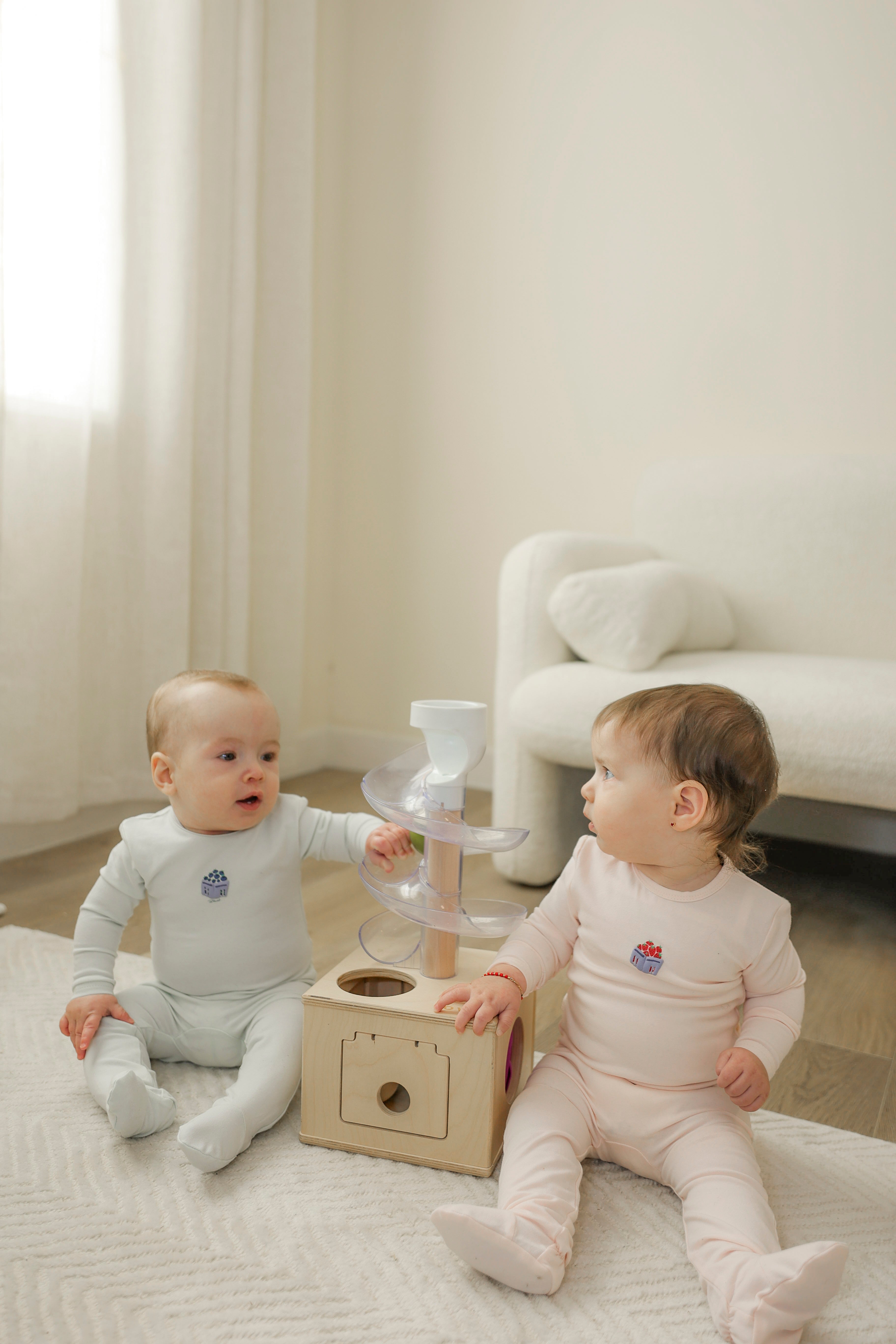 Berry Box Onesie in by Puddles