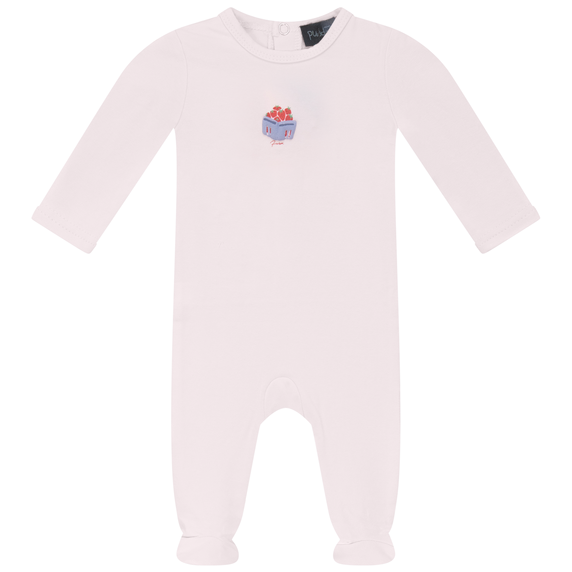 Strawberry Box Onesie in Pink Sorbet by Puddles