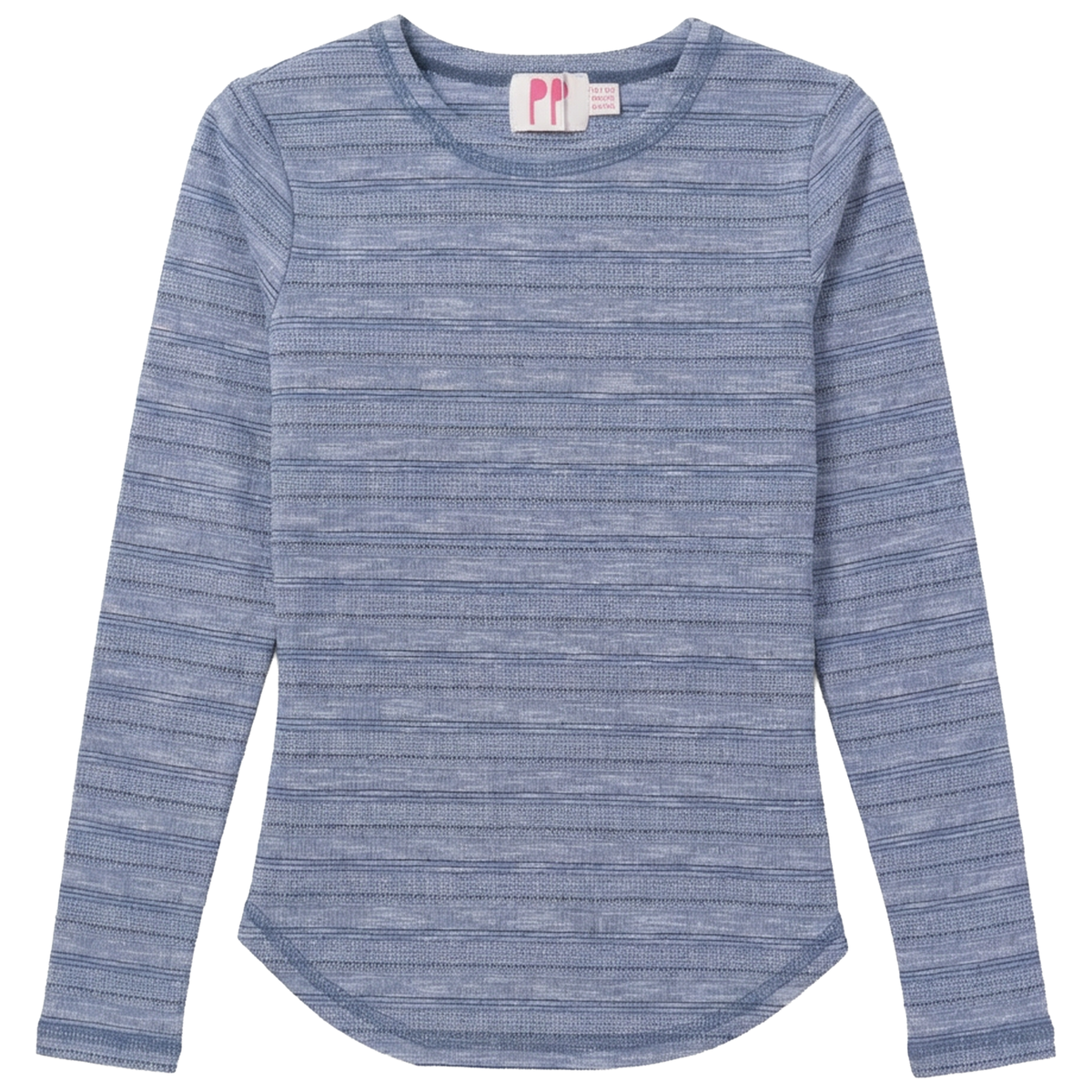 Ribbed Stripped Tshirt in Dark Denim by Pinky Promise