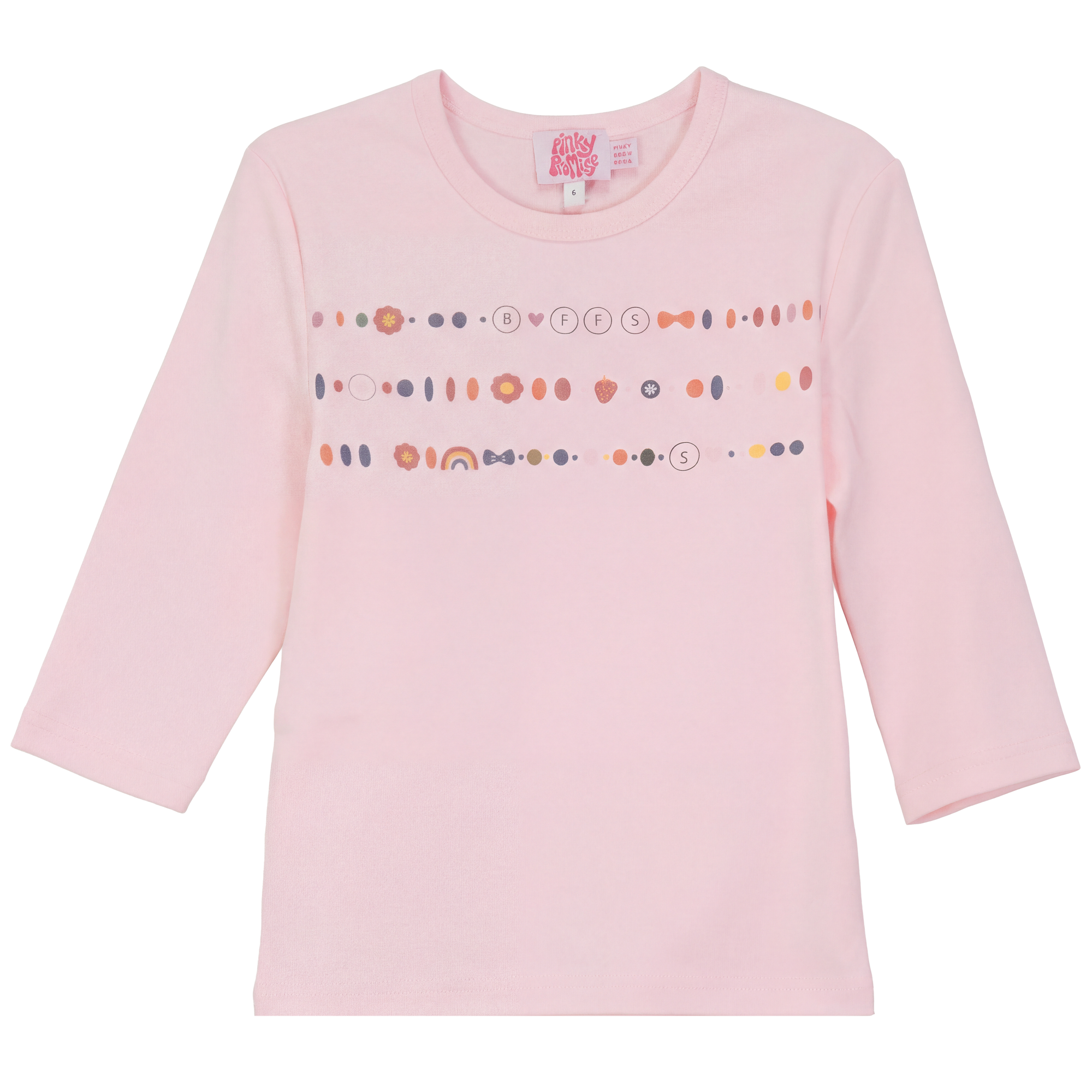 BFFS Print Top in Pink by Pinky Promise