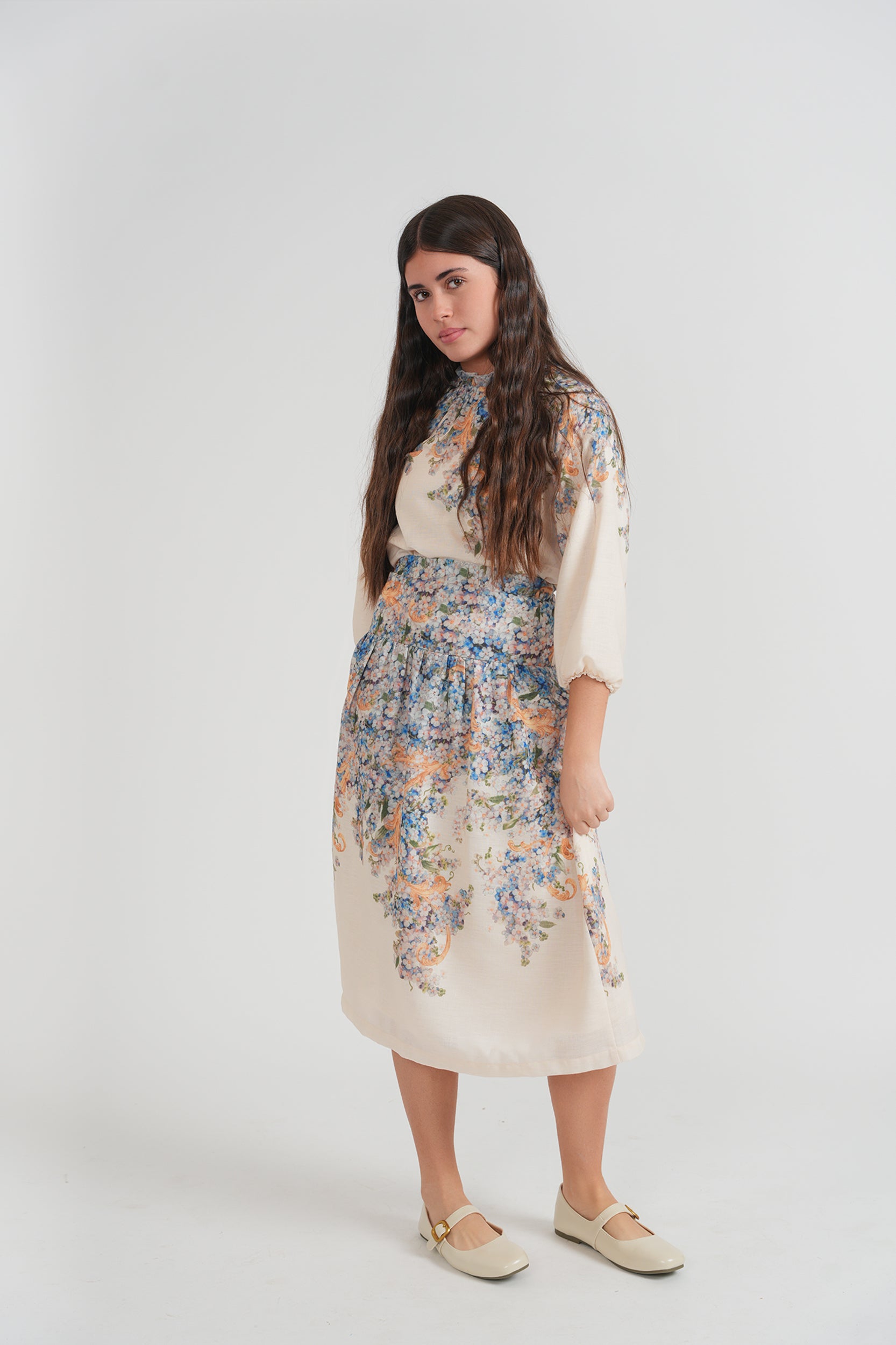 Boarder Floral Skirt Set in by The Umbrella Academy