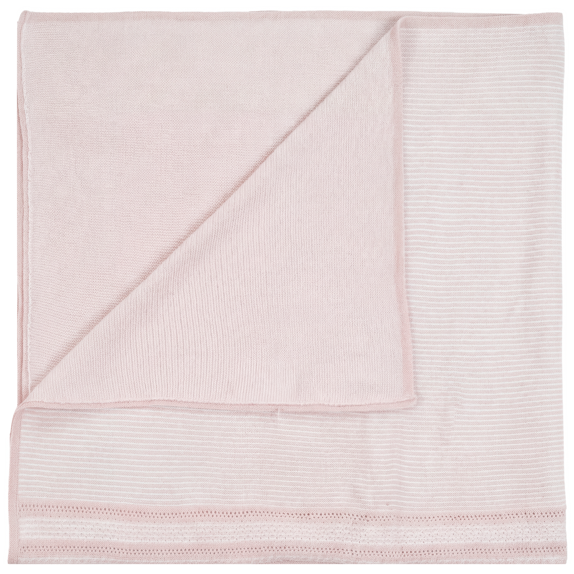 Striped Pointel Blanket in Primrose One Size by Bebe Bella