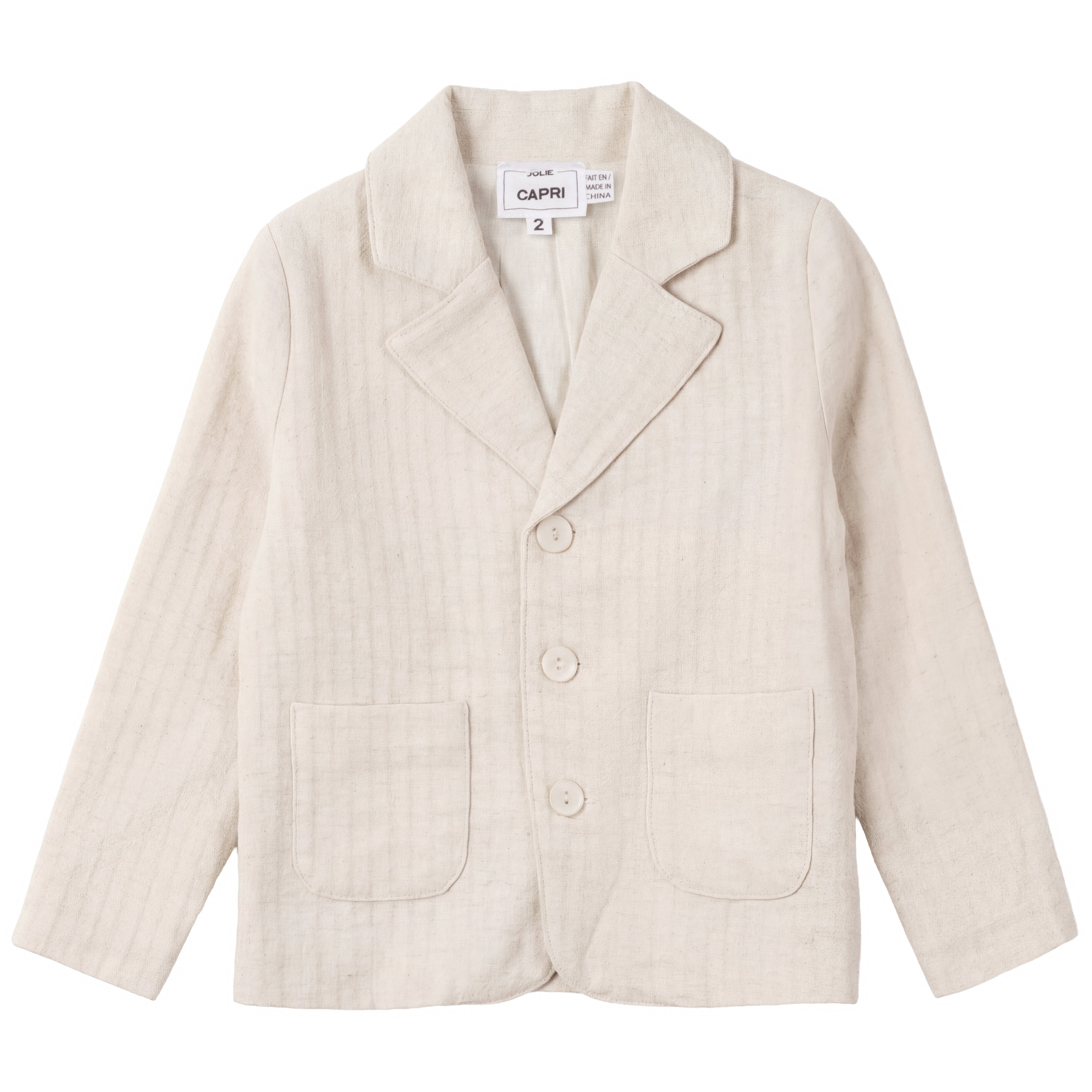 Linen Blazer in by Jolie Capri