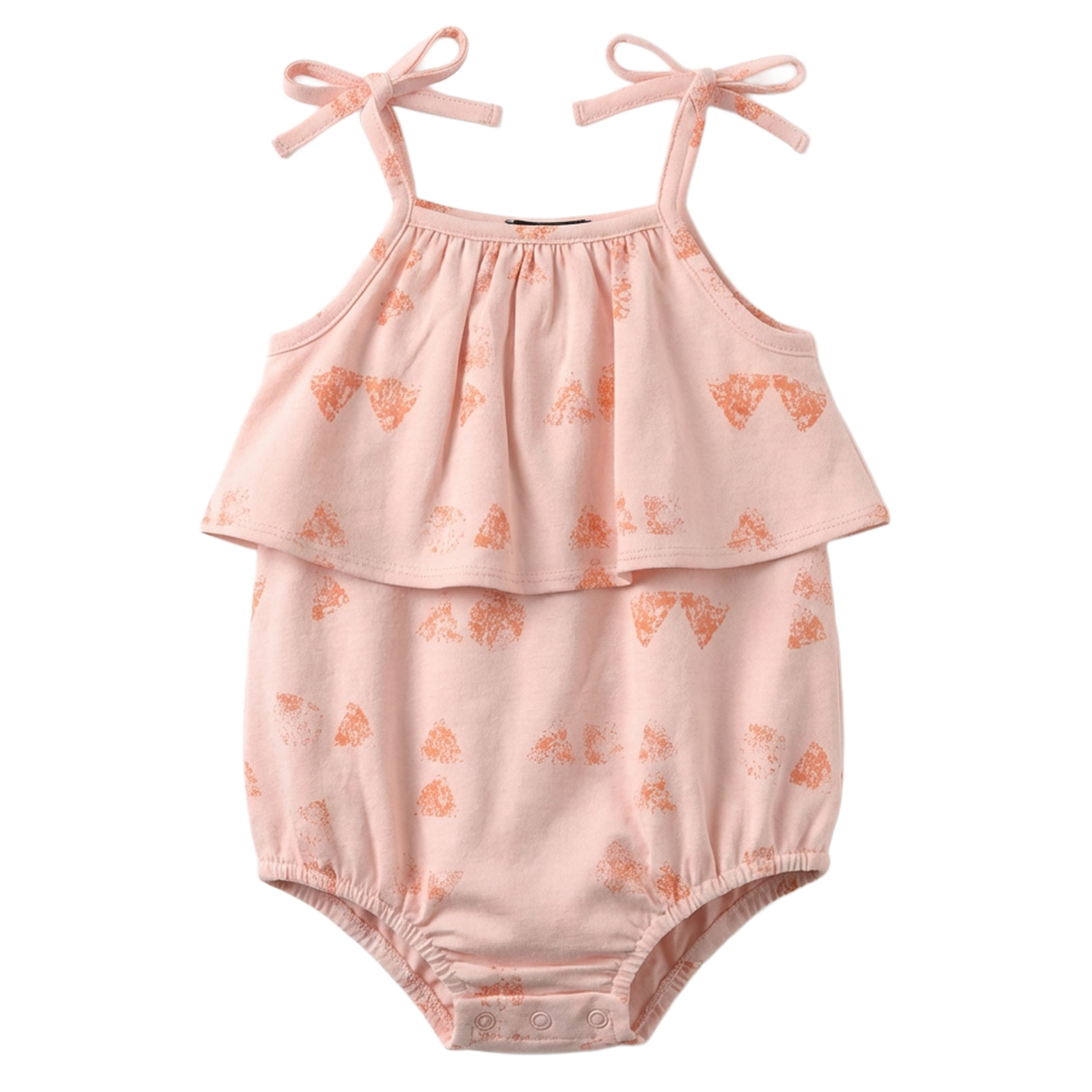 Faded Print Bubble in Peach by Puddles