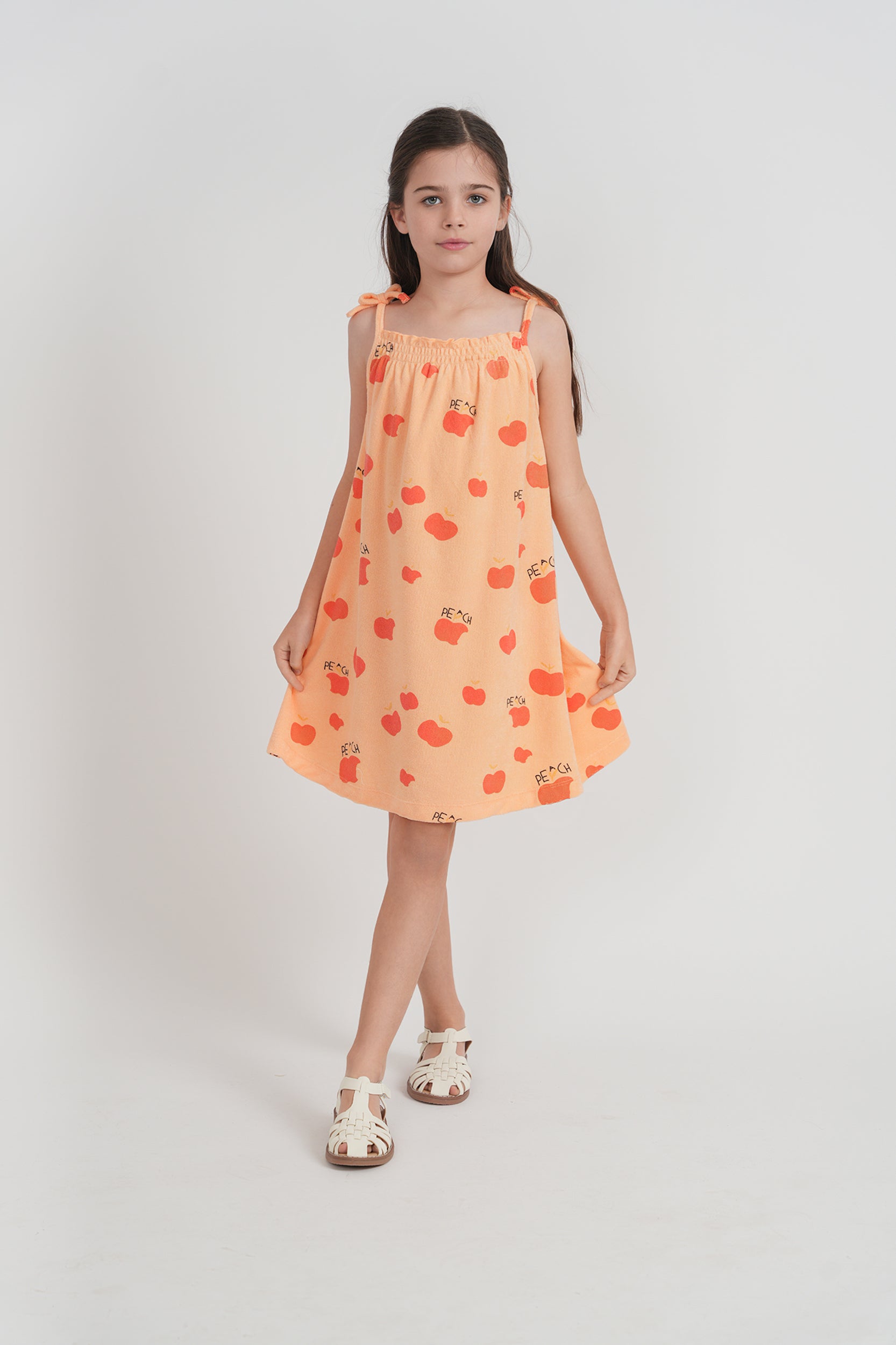 Terry Peach Jumper in by Puddles