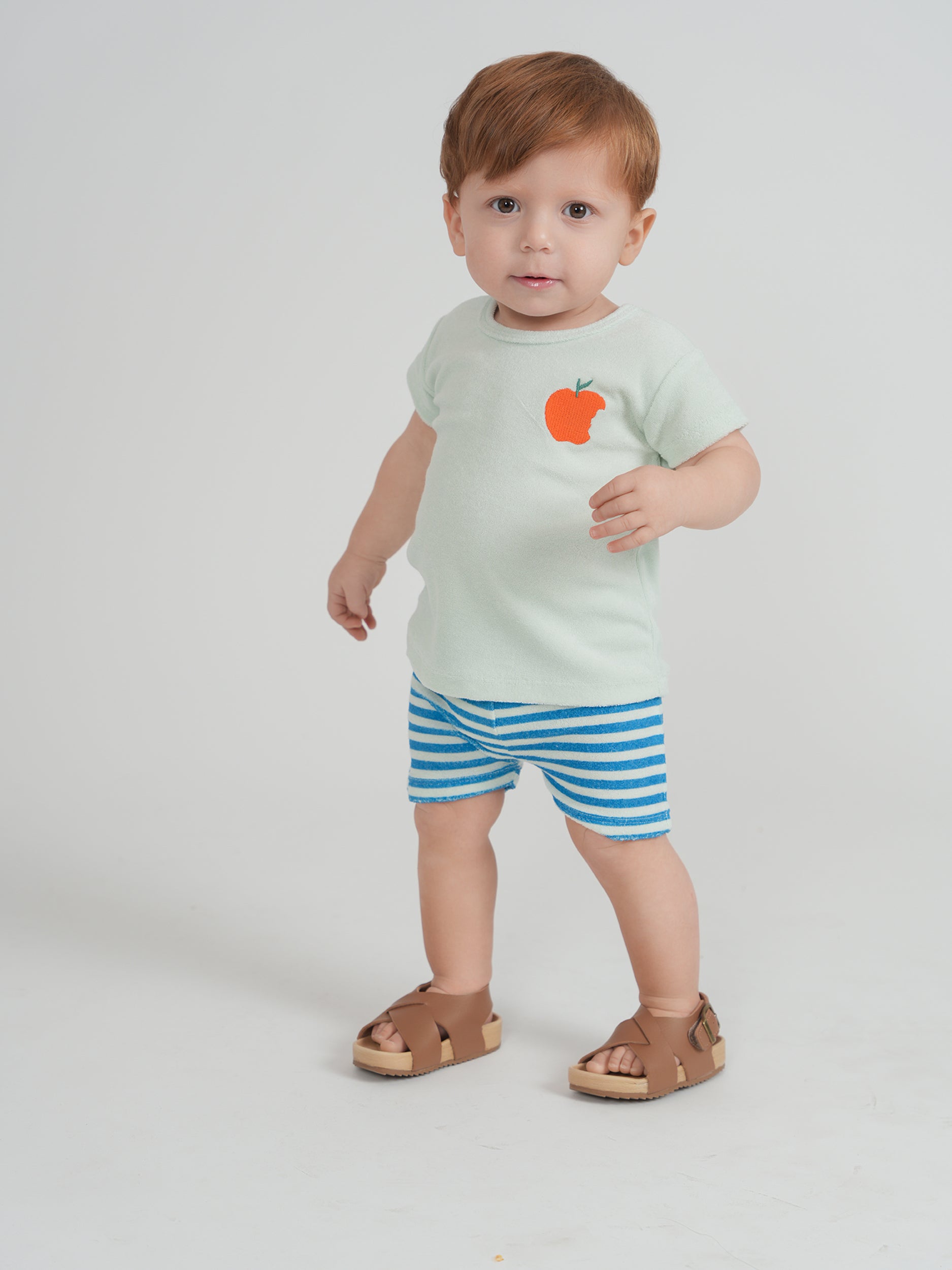 Peach Terry Set in by Puddles