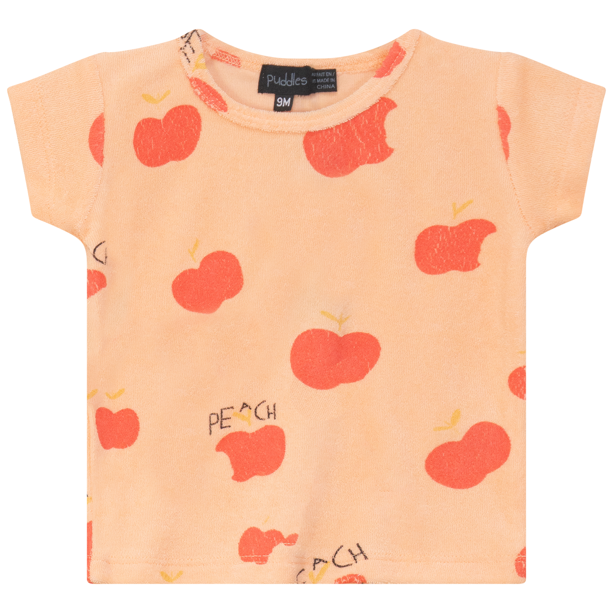 Terry Peach Set in Cream Peach by Puddles