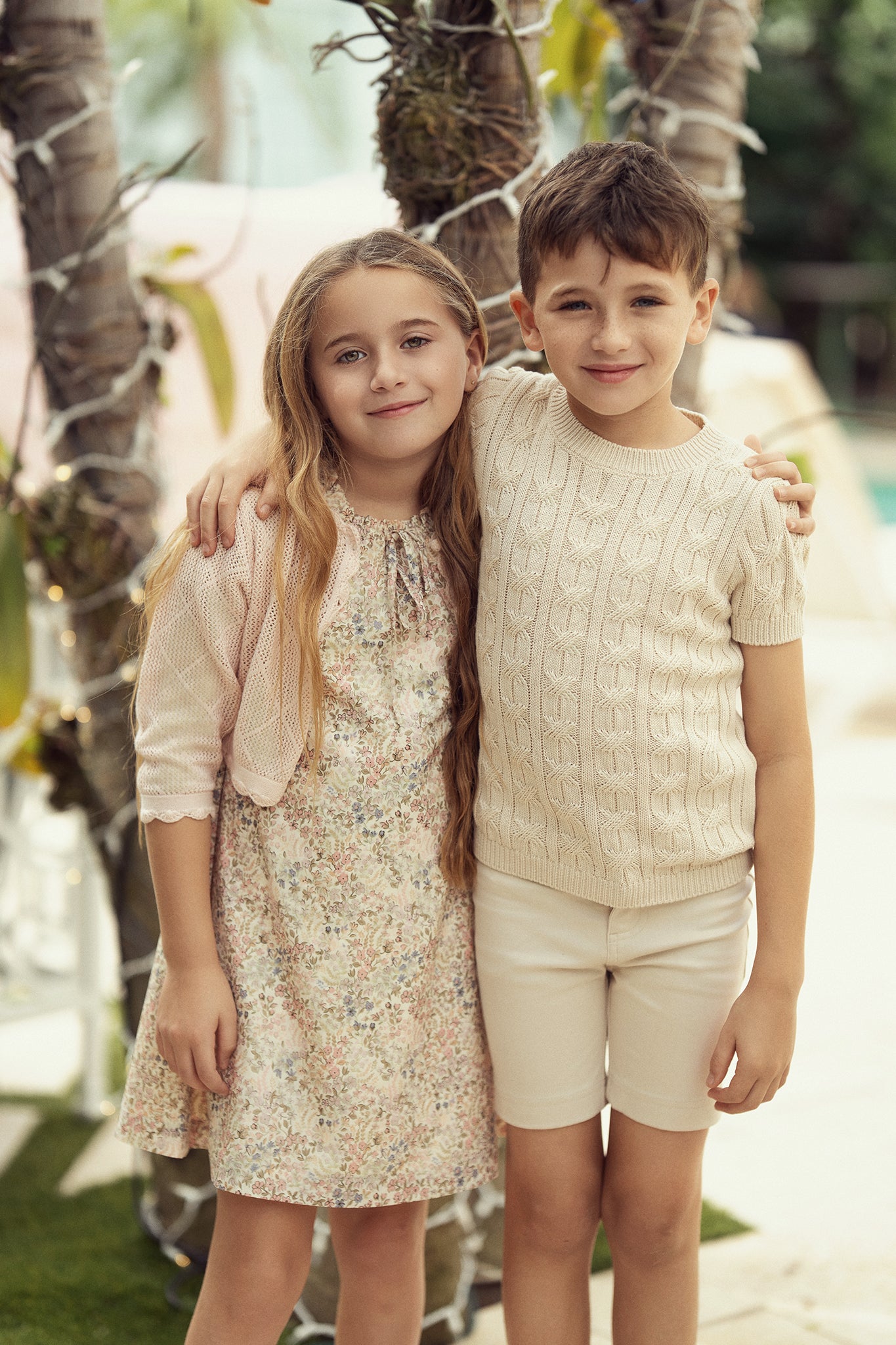 Mixed Cable Knit Sweater in by Mr. Mr.