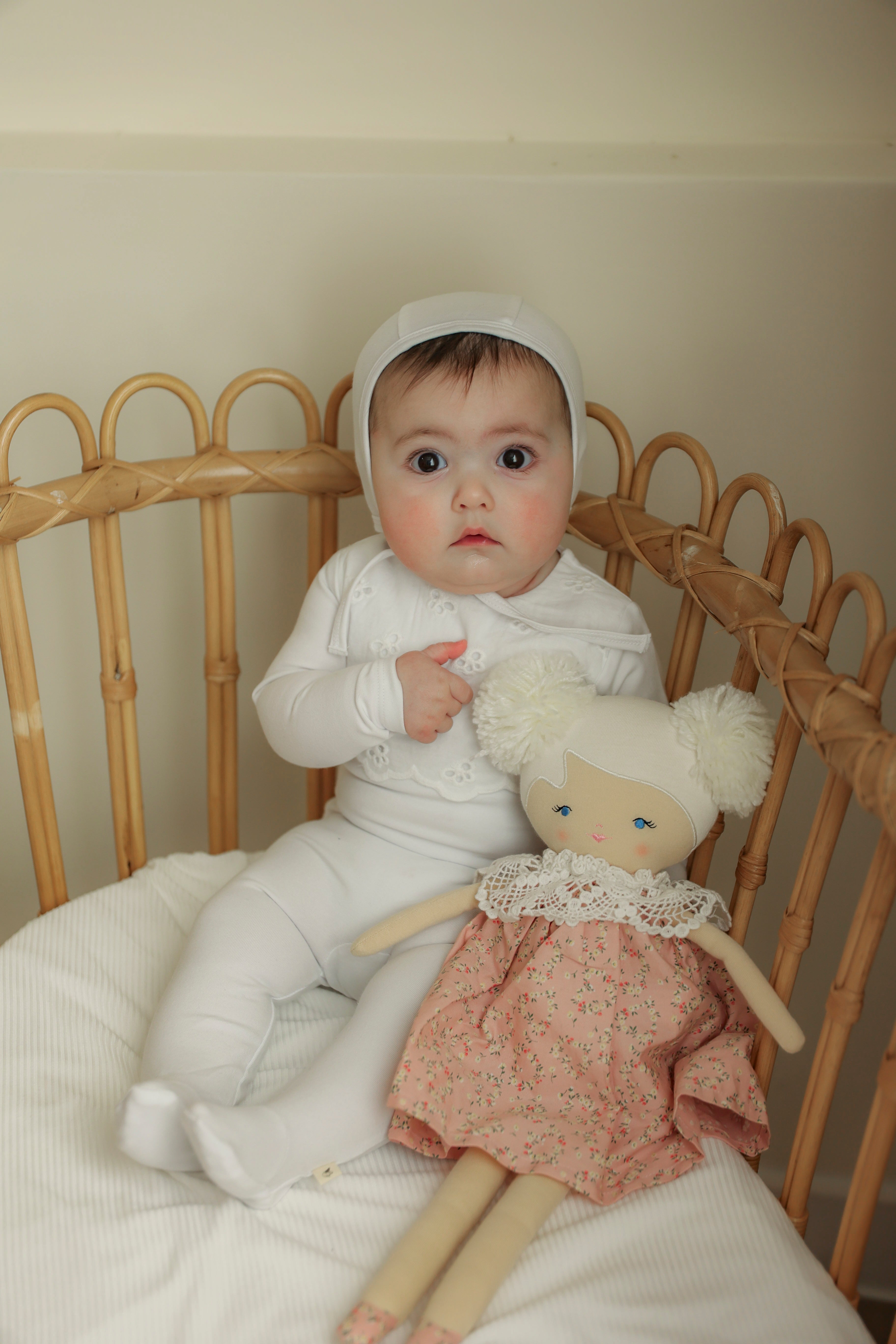 Eyelet Onesie in by Bebe Bella