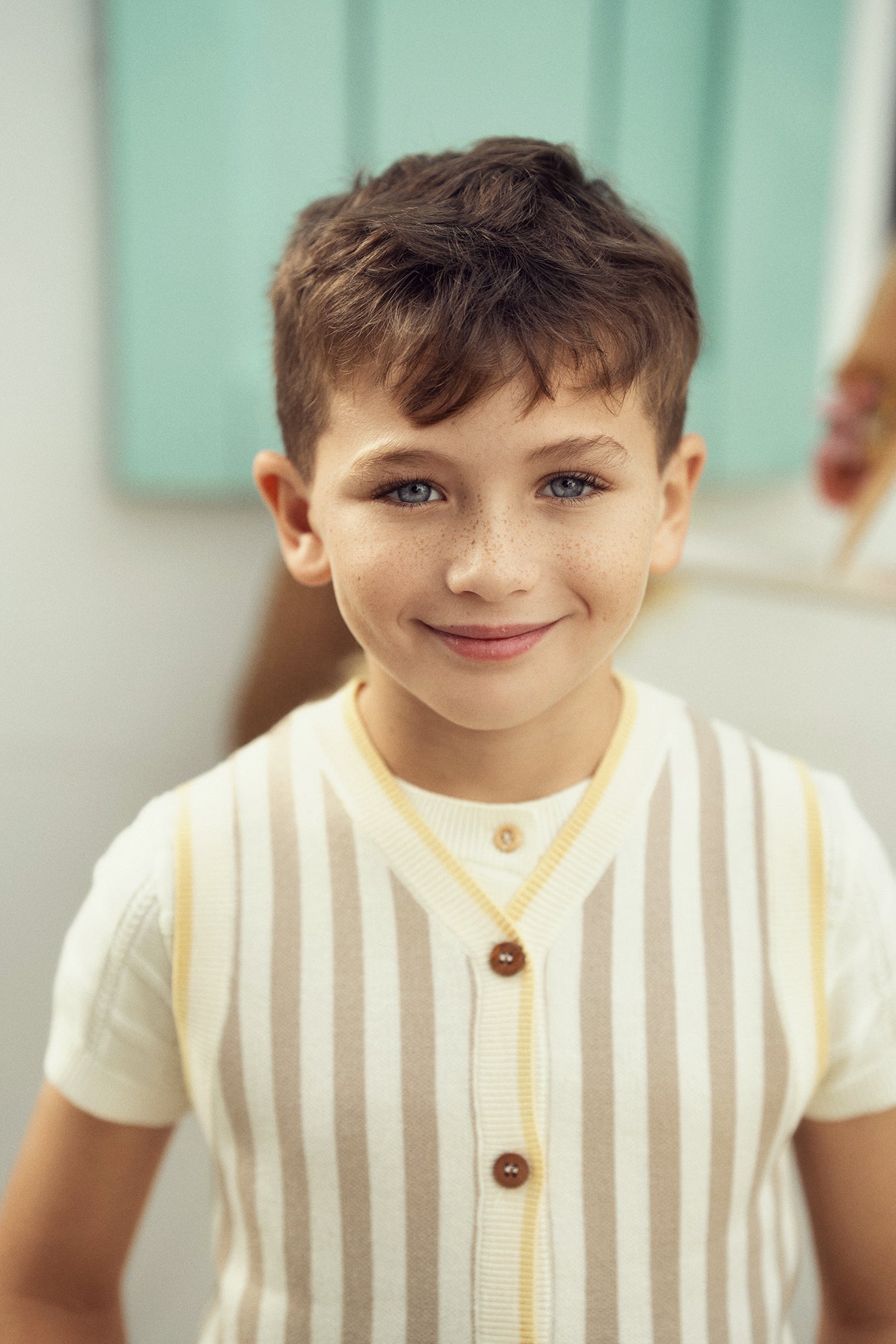 Checkered Knit Sweater in by Mr. Mr.