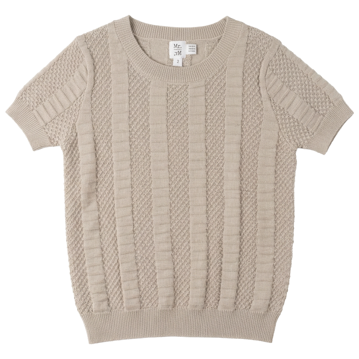 Textured Column Knit Sweater in Sandstorm by Mr. Mr.
