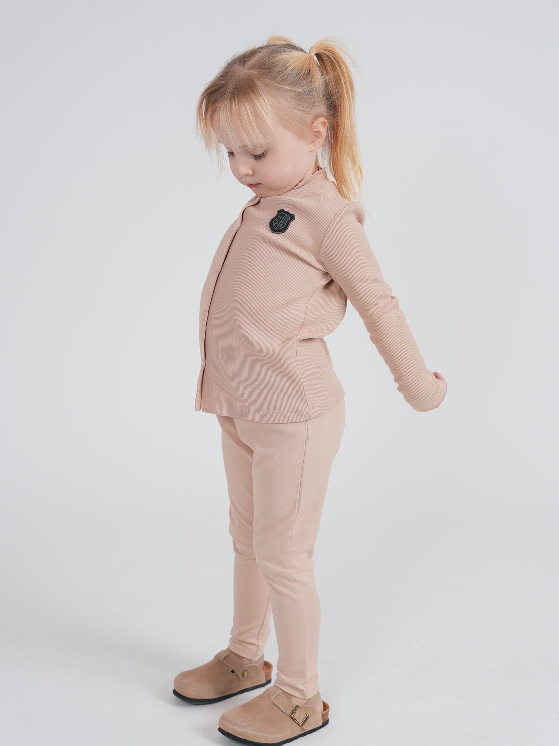 Ribbed Button Down Set in by Seal